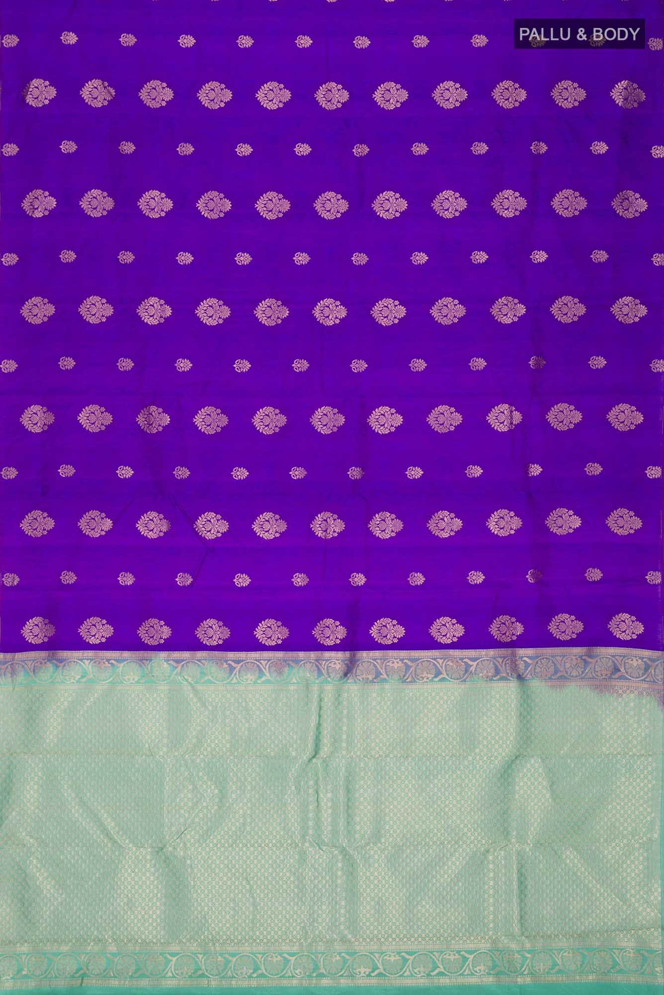 Blue Kanchipuram Silk Saree