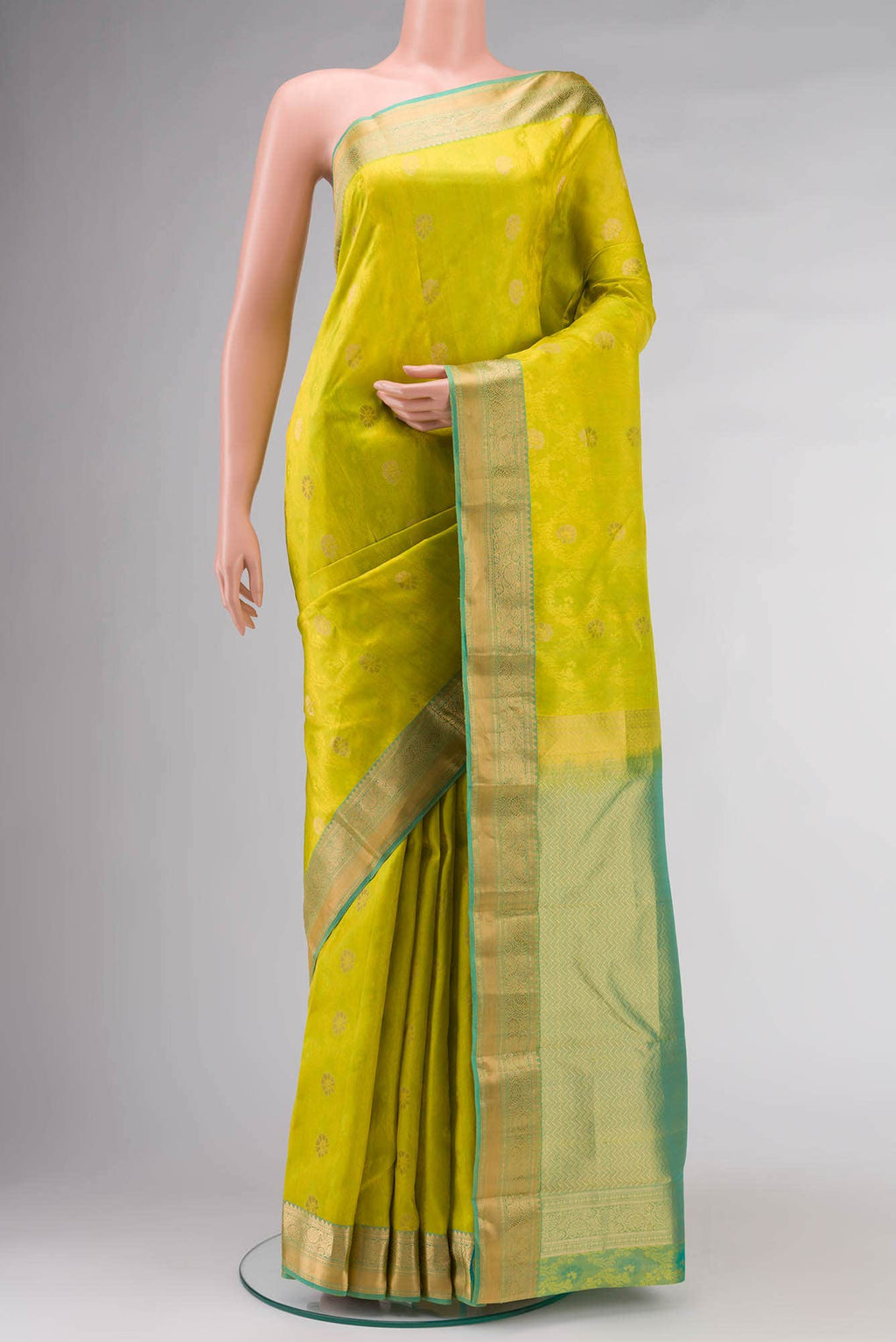 Green Kanchipuram Silk Saree