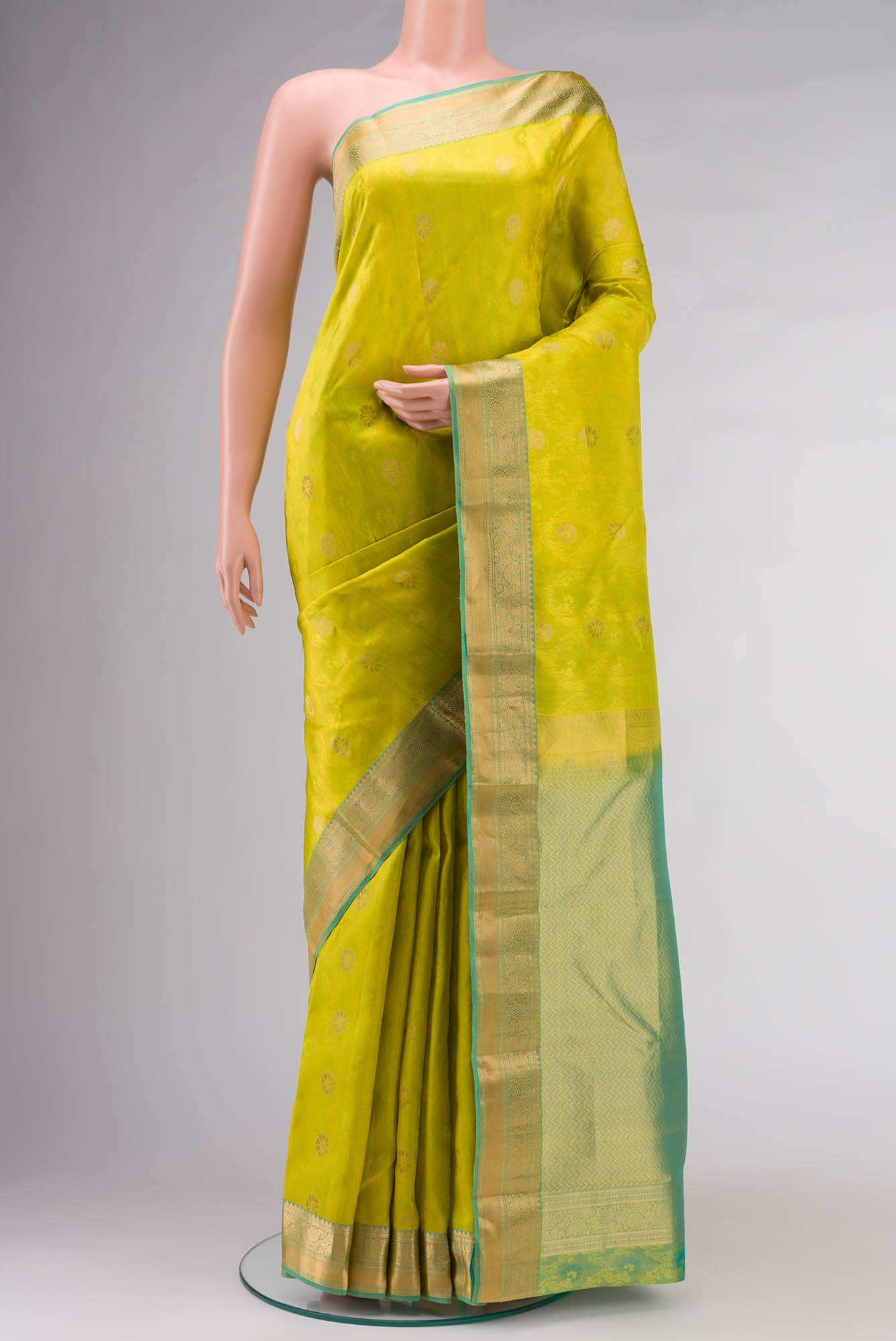 Green Kanchipuram Silk Saree
