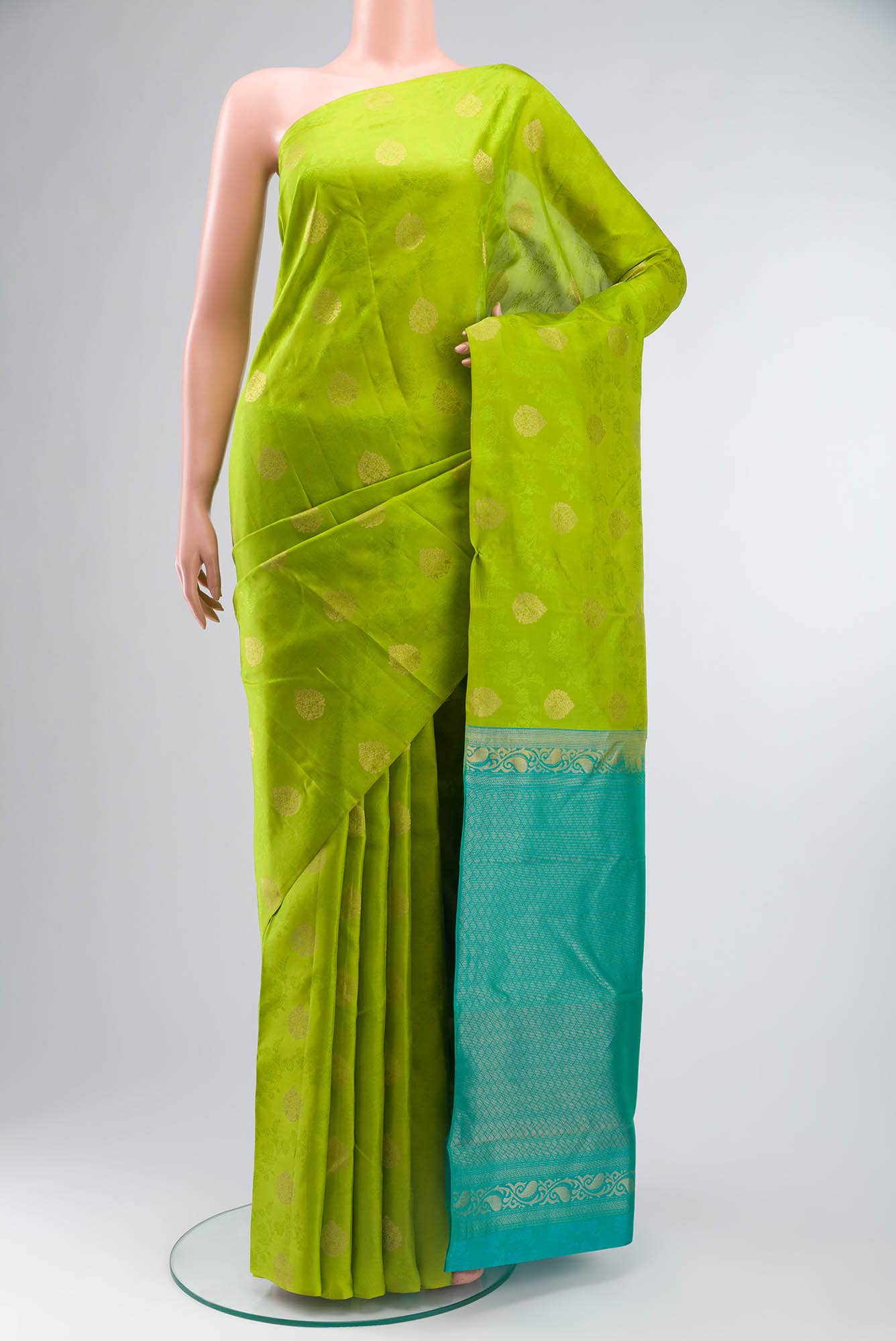 Green Kanchipuram Silk Saree