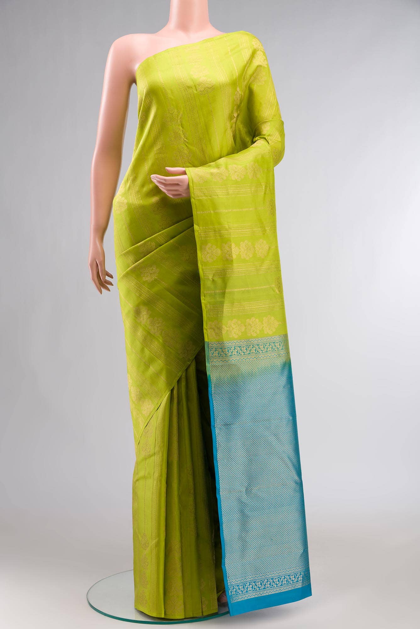 Green Kanchipuram Silk Saree