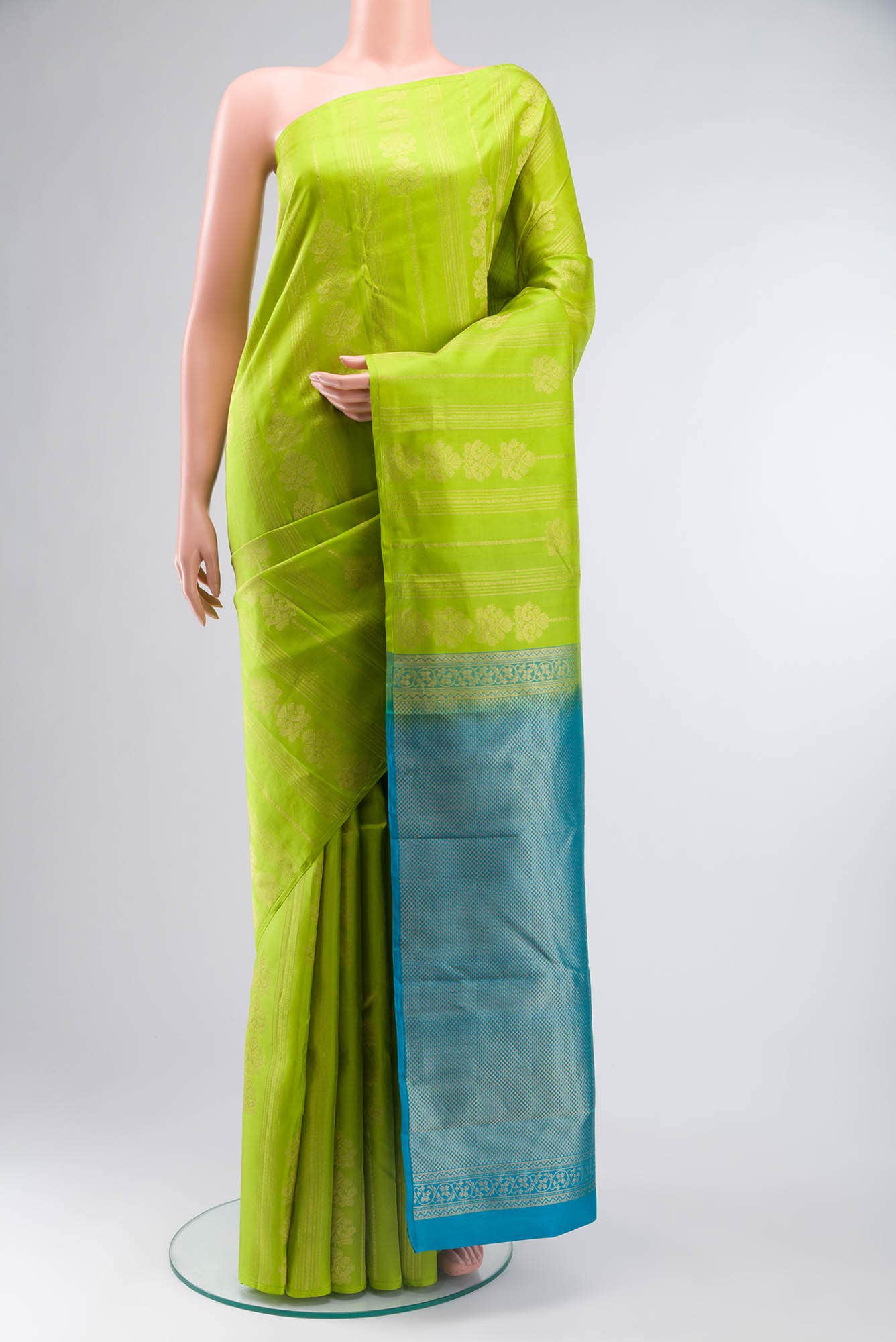 Green Kanchipuram Silk Saree