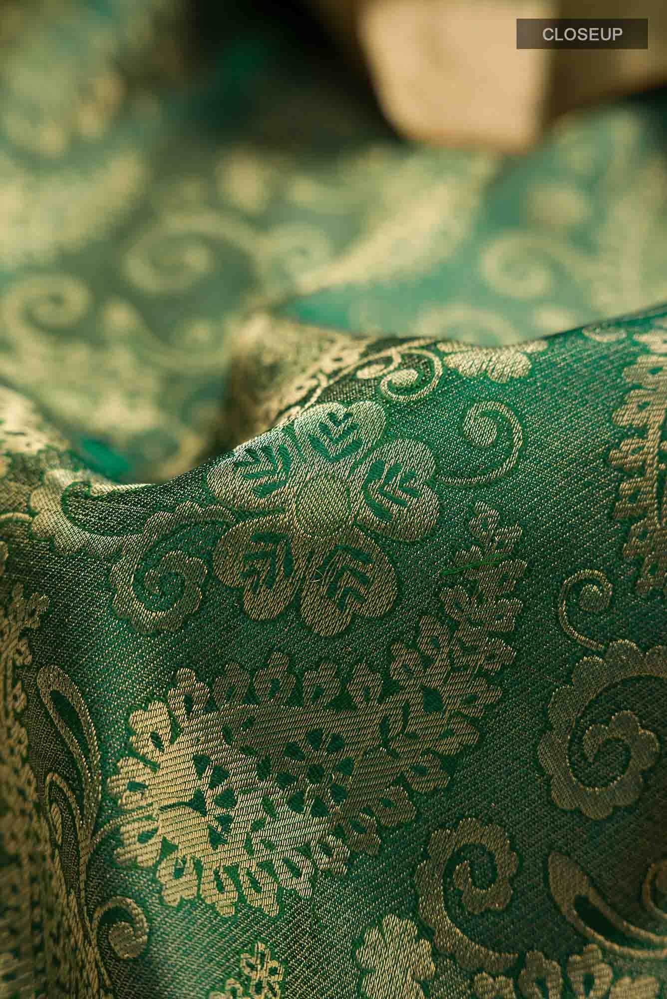 Green Kanchipuram Silk Saree