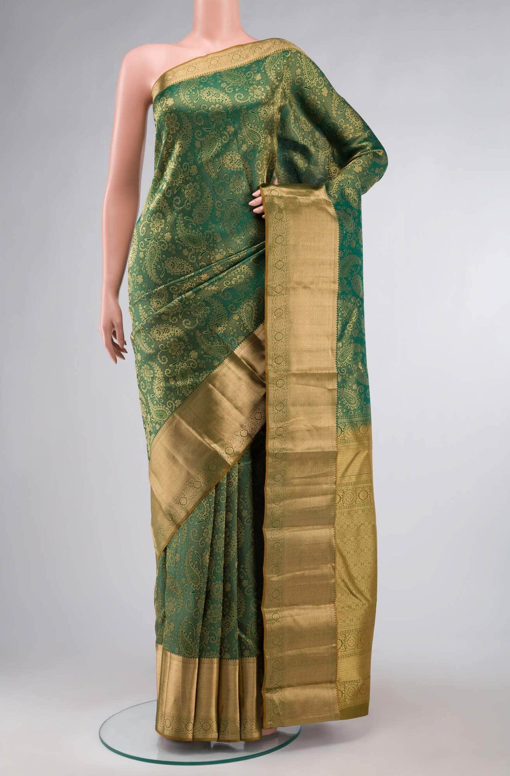 Green Kanchipuram Silk Saree