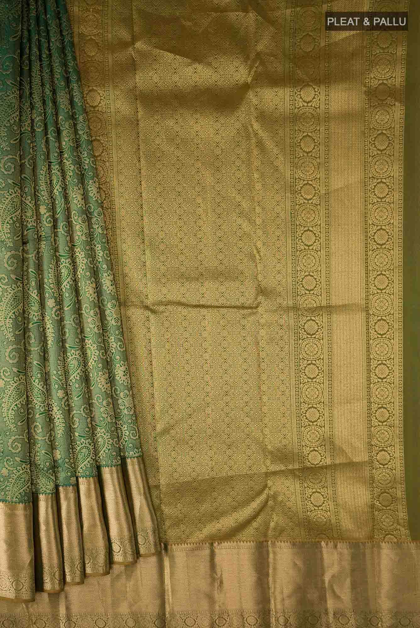 Green Kanchipuram Silk Saree