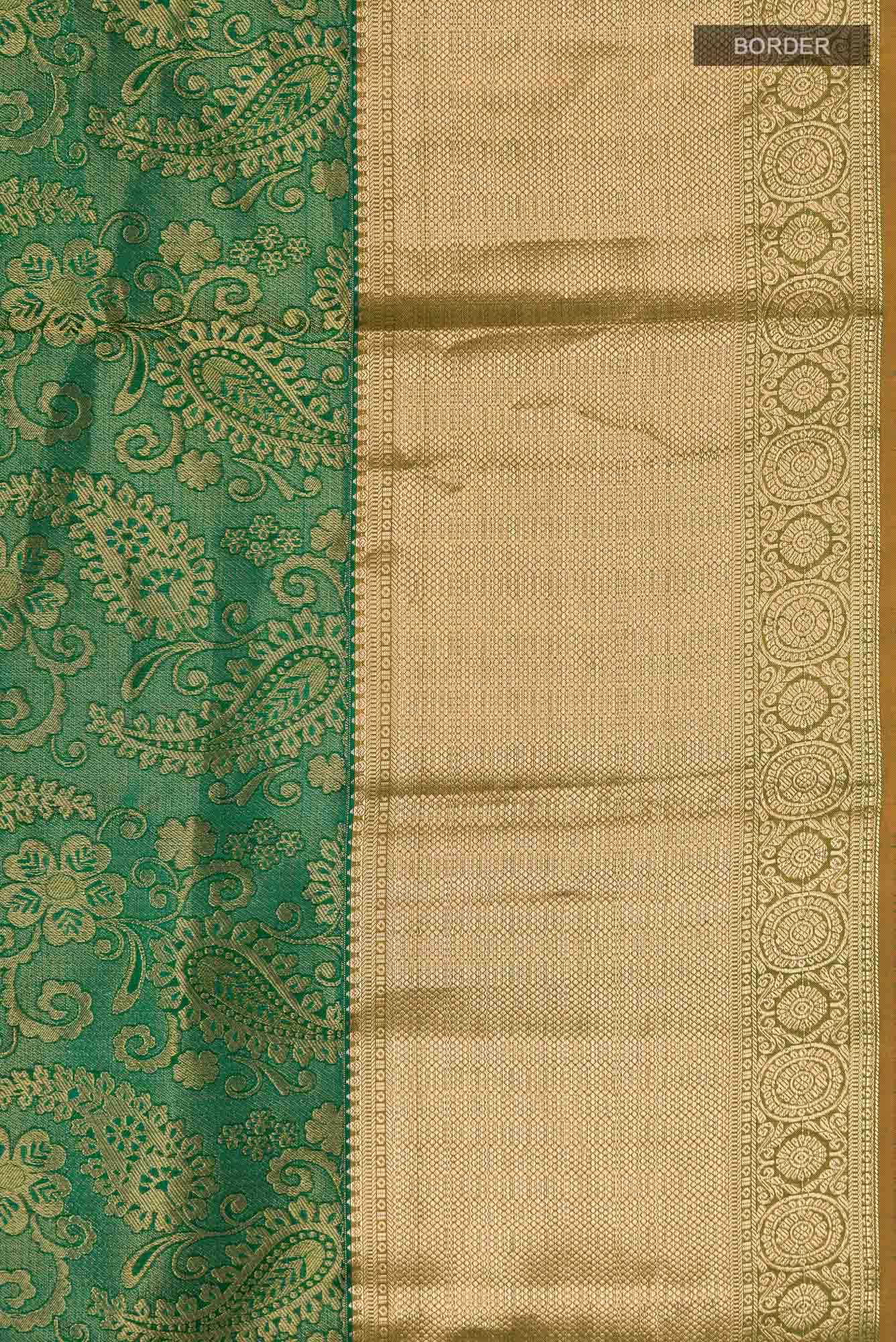 Green Kanchipuram Silk Saree