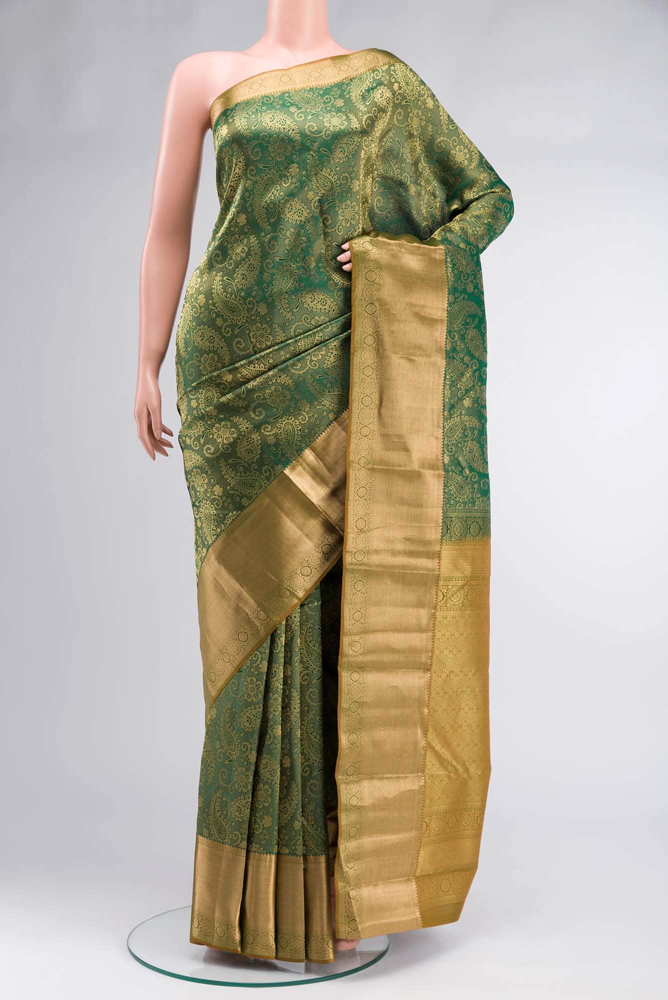 Green Kanchipuram Silk Saree