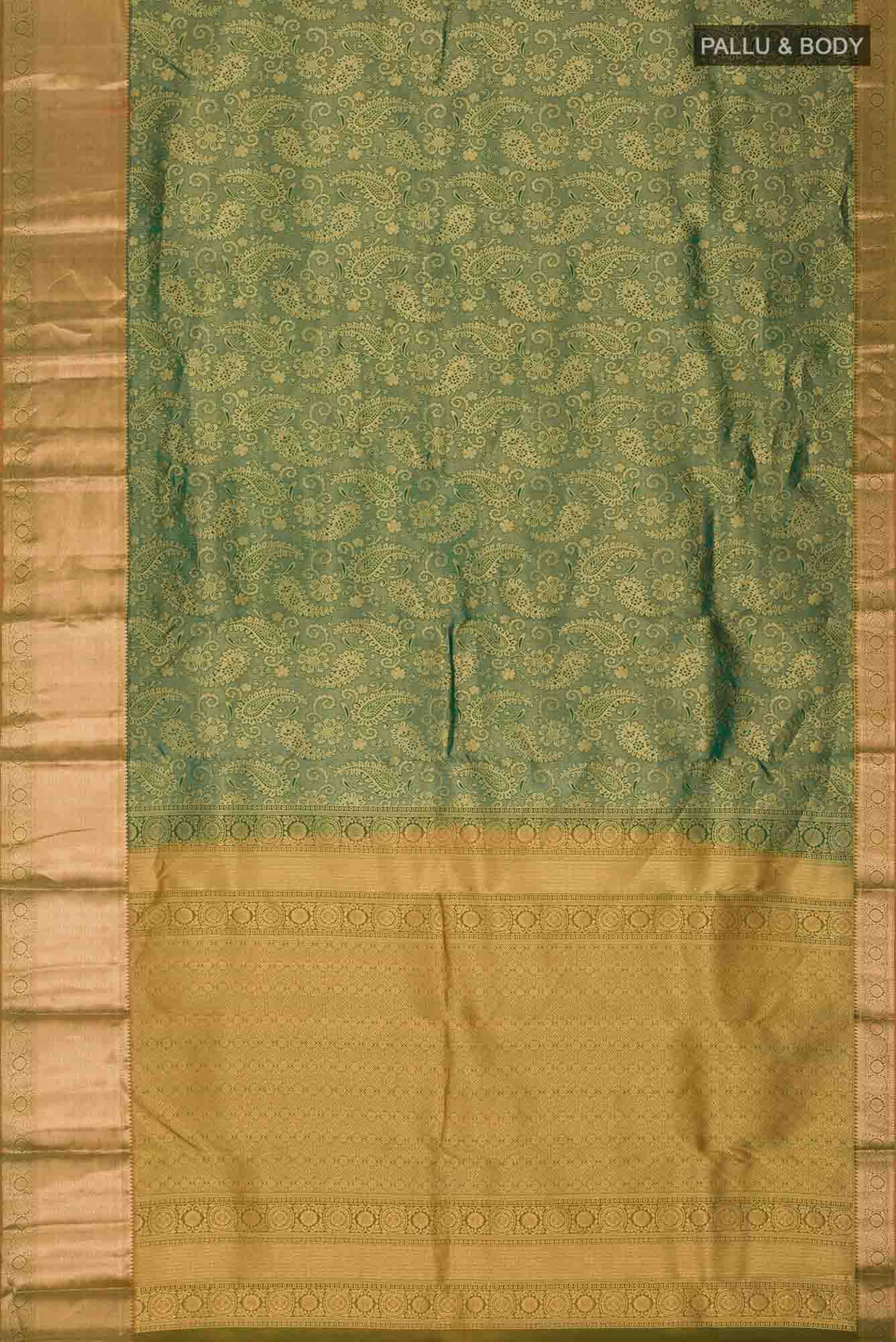Green Kanchipuram Silk Saree