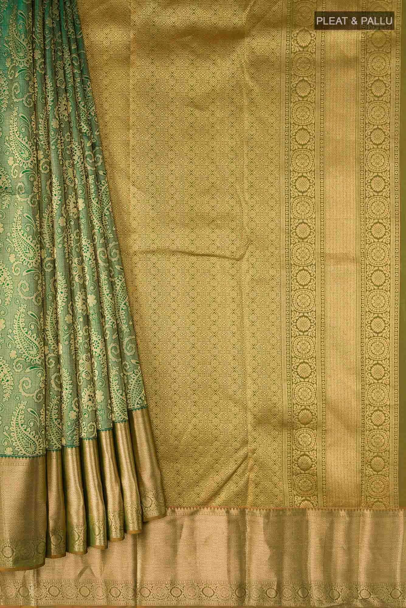 Green Kanchipuram Silk Saree