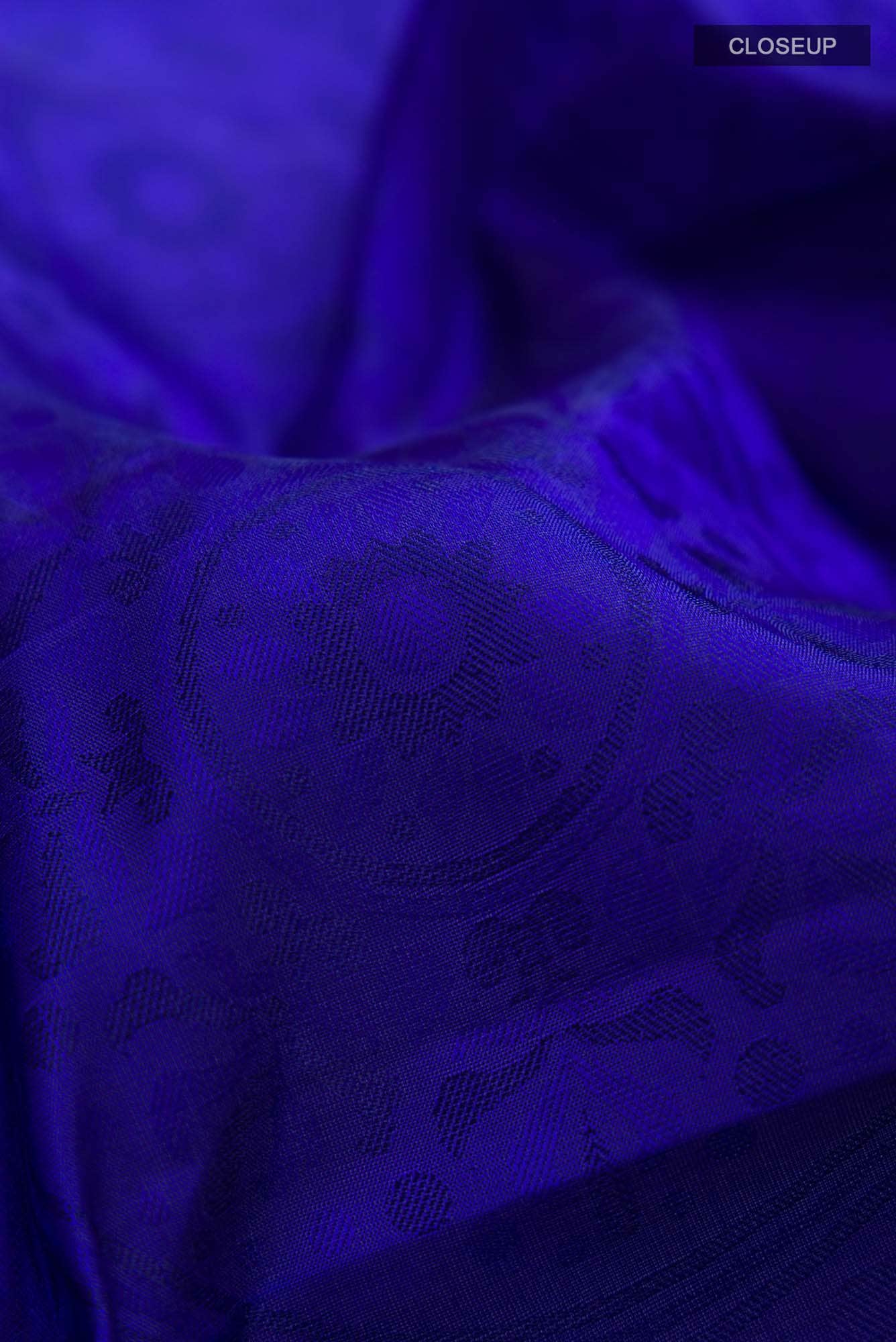 Blue Kanchipuram Silk Saree