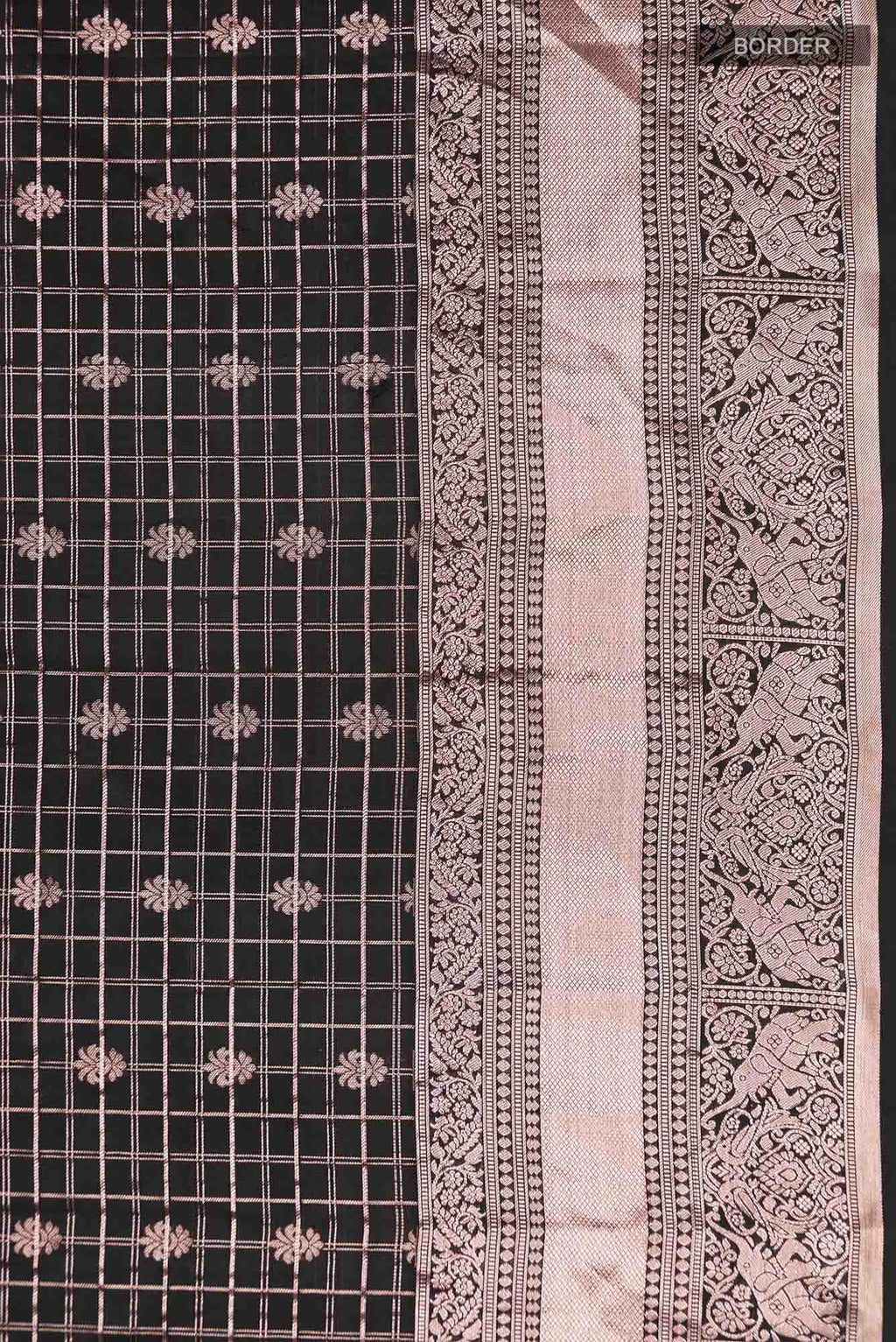 Black Soft Silk Saree