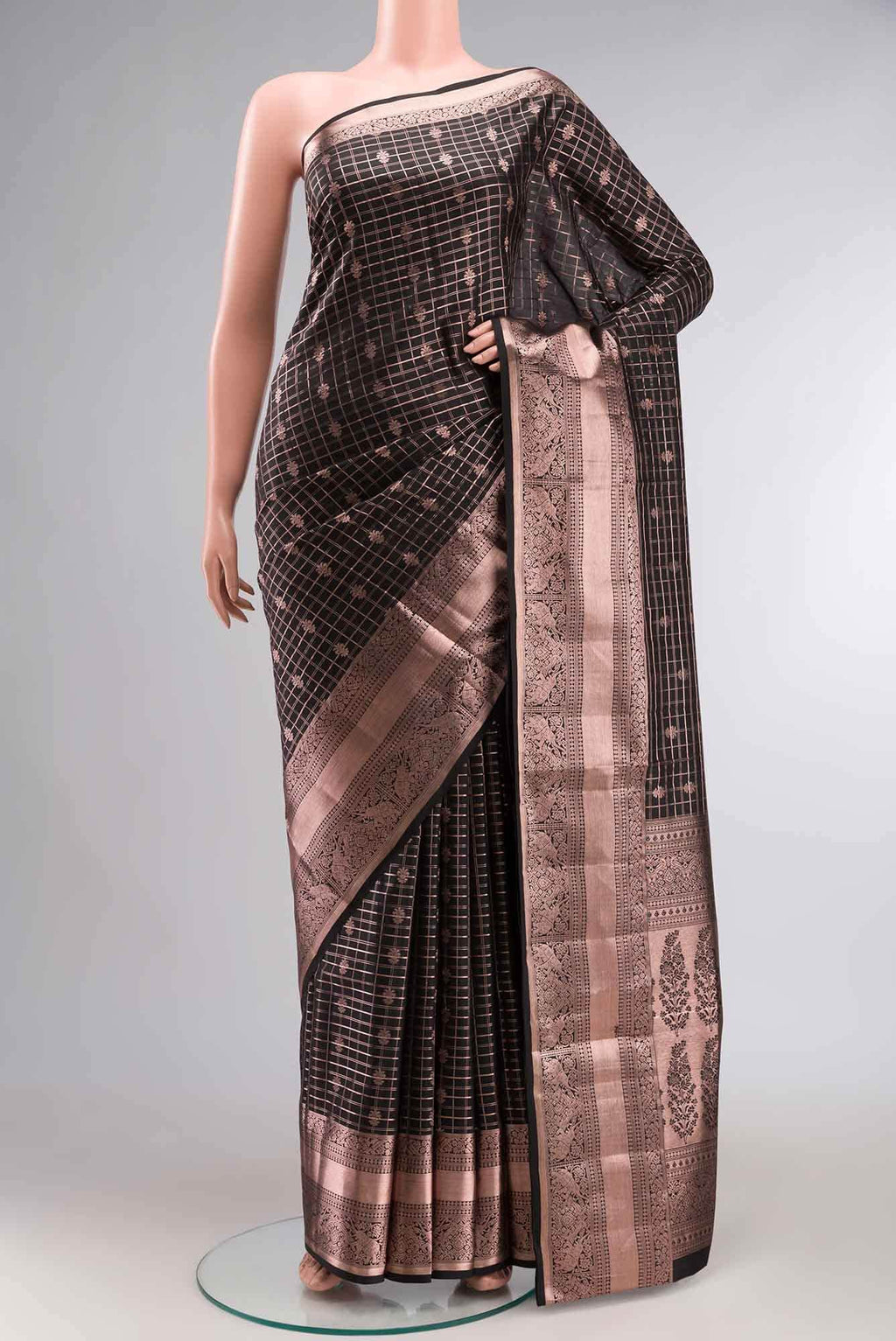 Black Soft Silk Saree