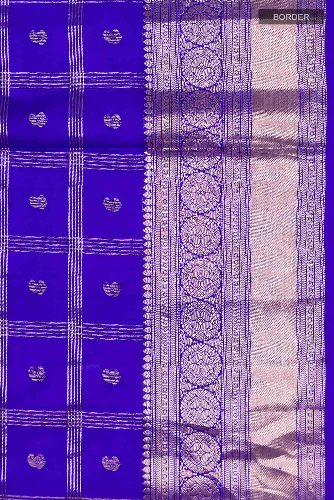Blue Soft Silk Saree