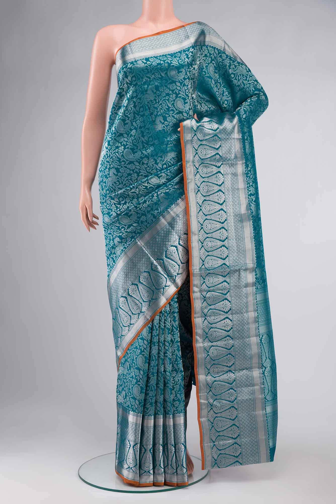 Blue Soft Silk Saree