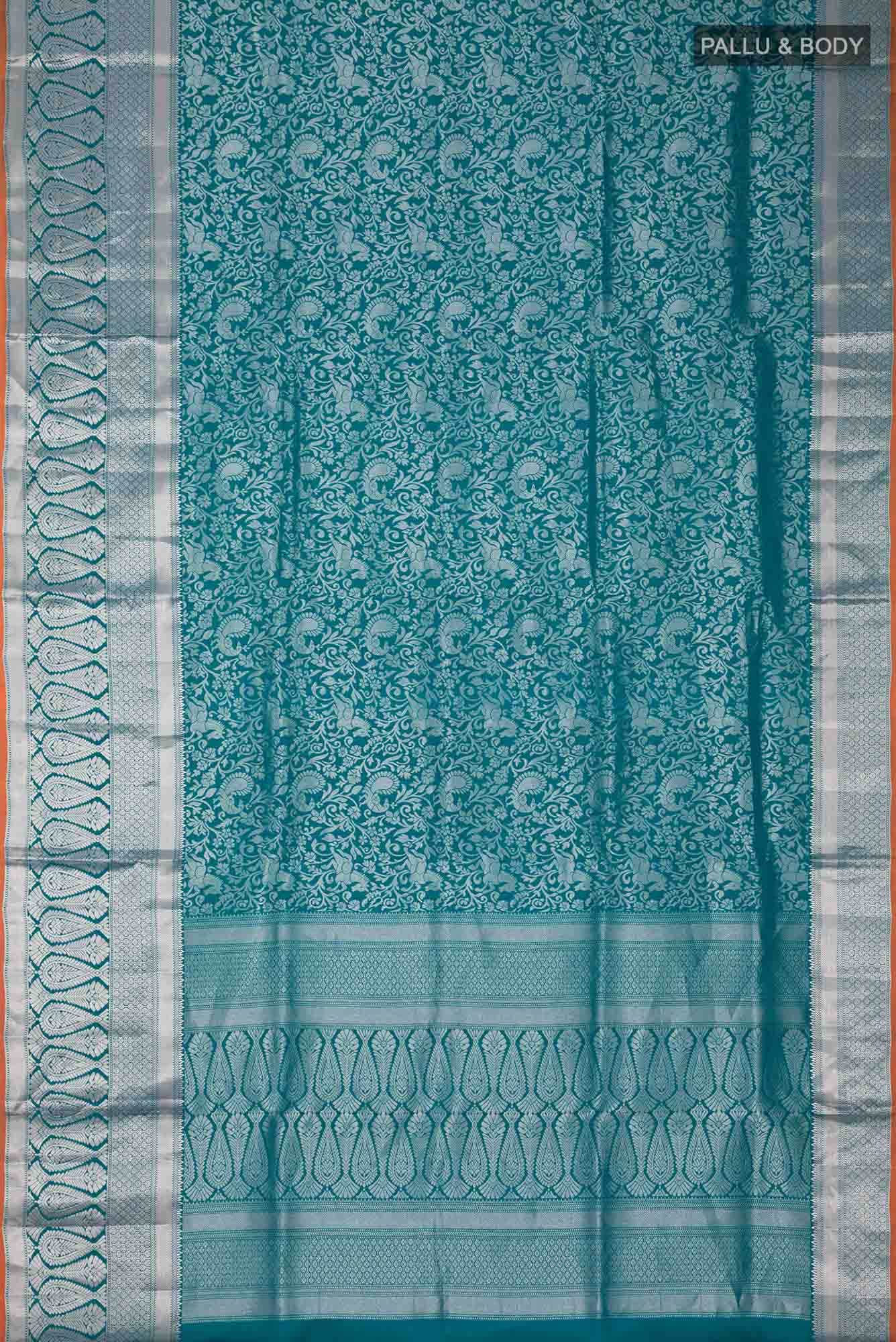 Blue Soft Silk Saree