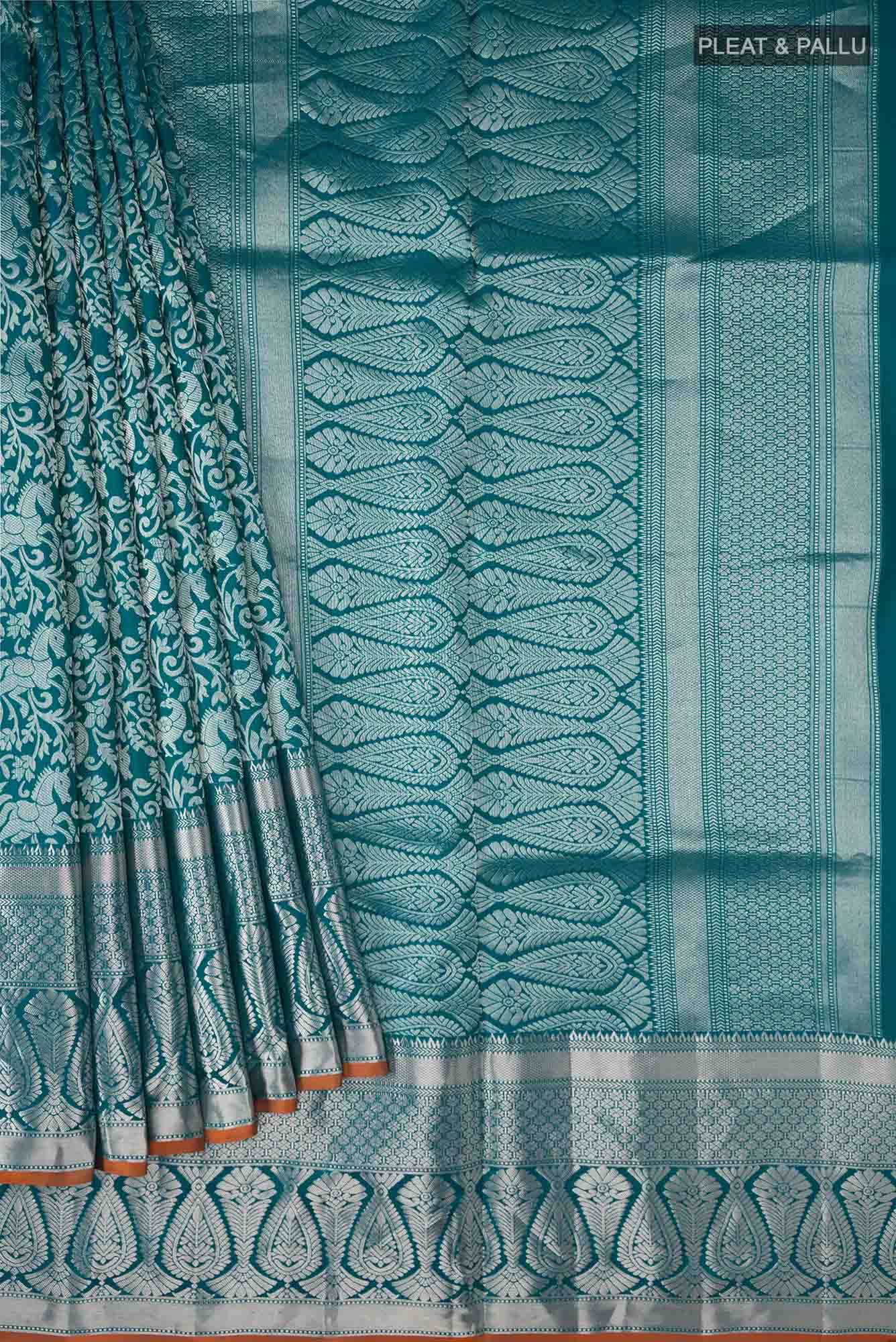 Blue Soft Silk Saree