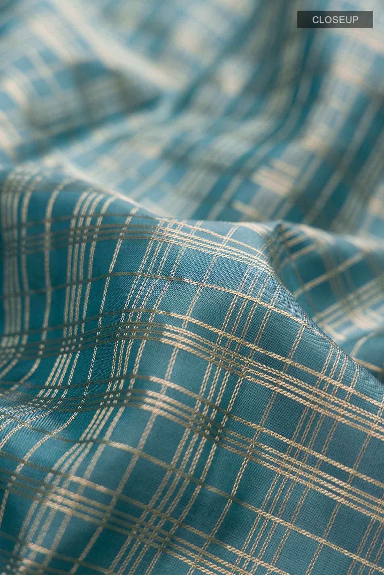 Blue Kanchipuram Silk Saree