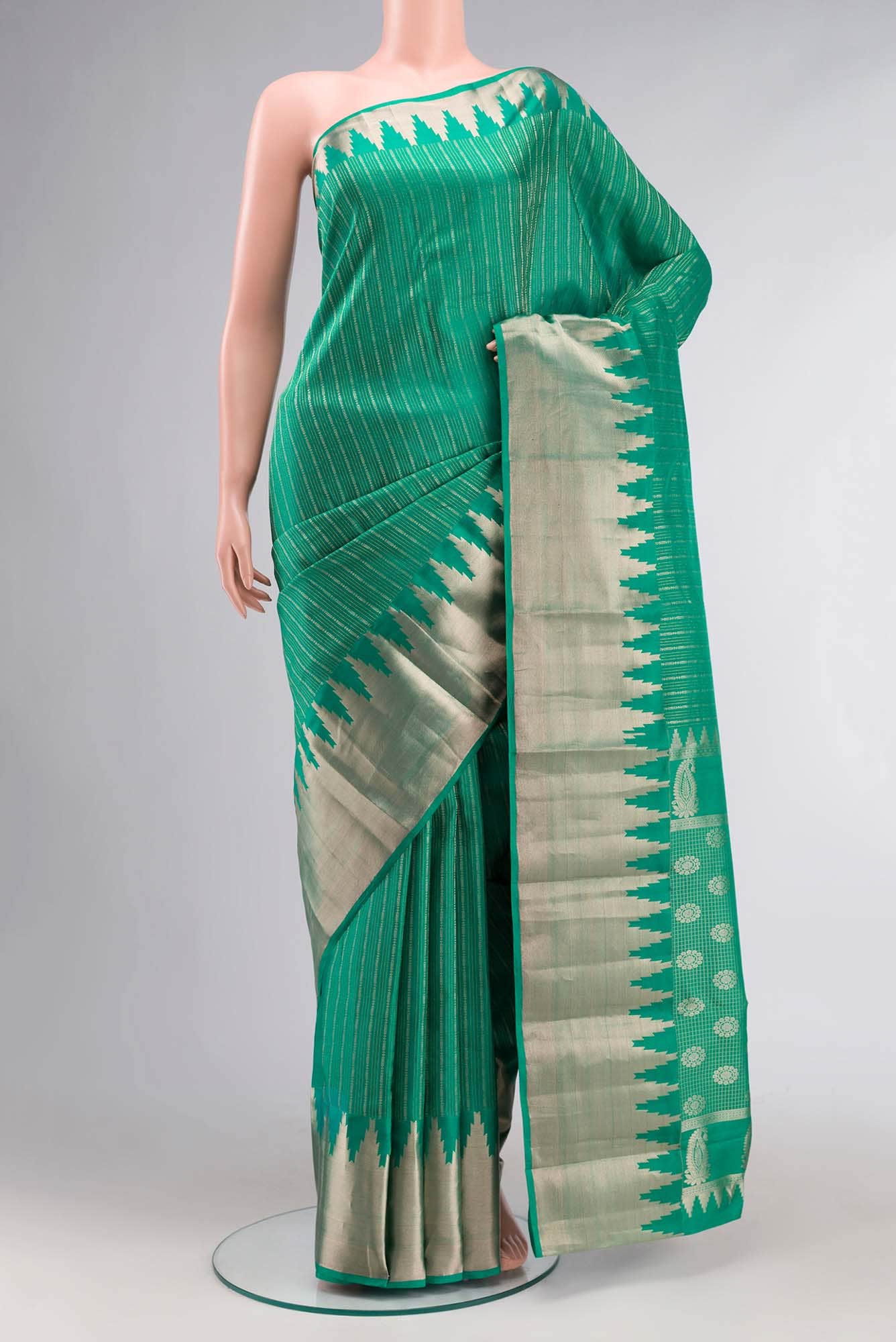 Green Kanchipuram Silk Saree