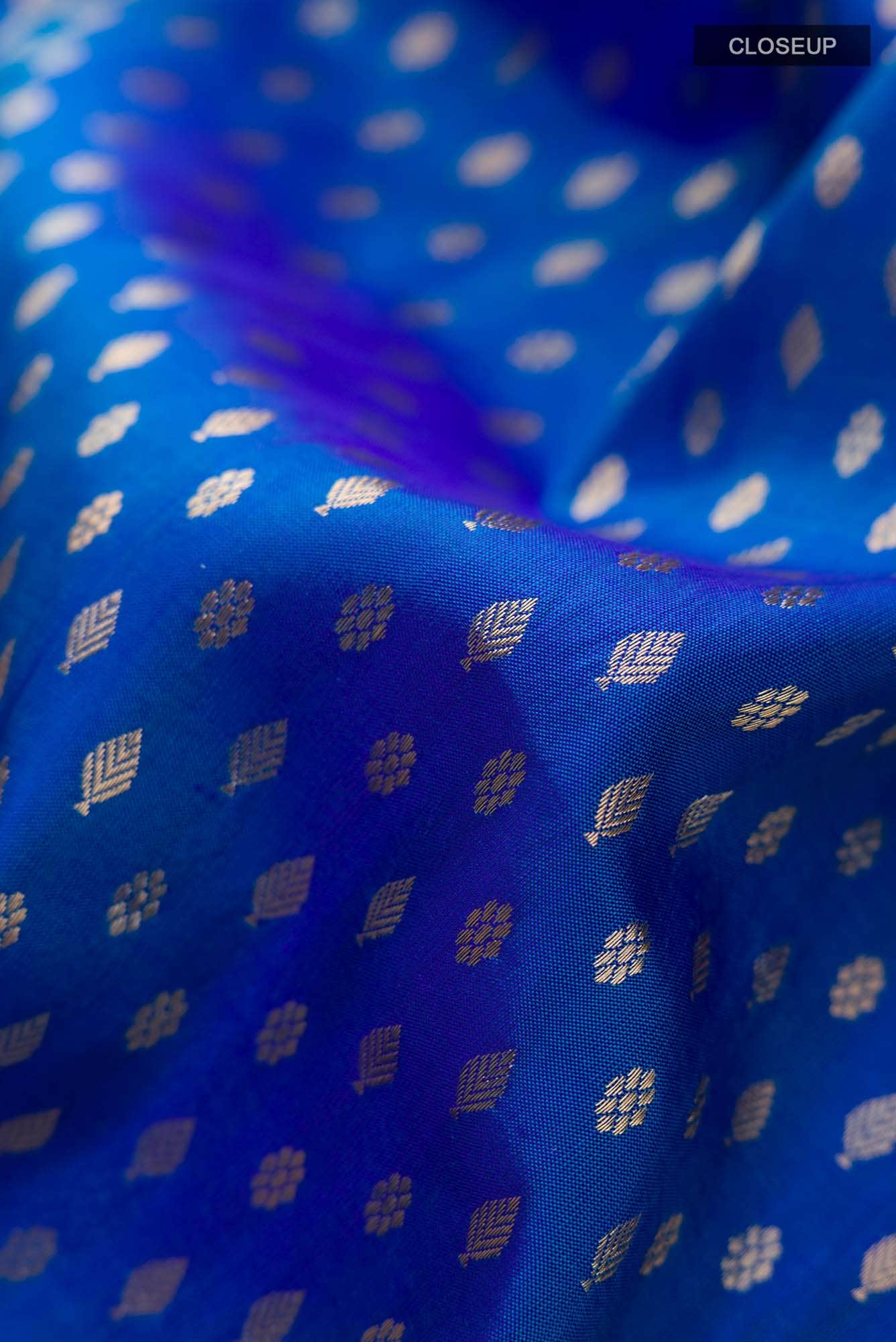 Blue Kanchipuram Silk Saree