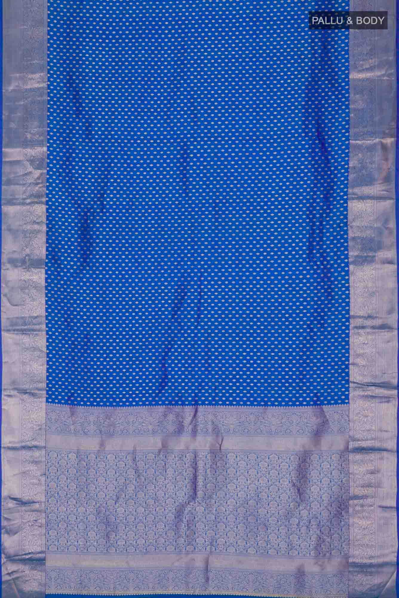 Blue Kanchipuram Silk Saree