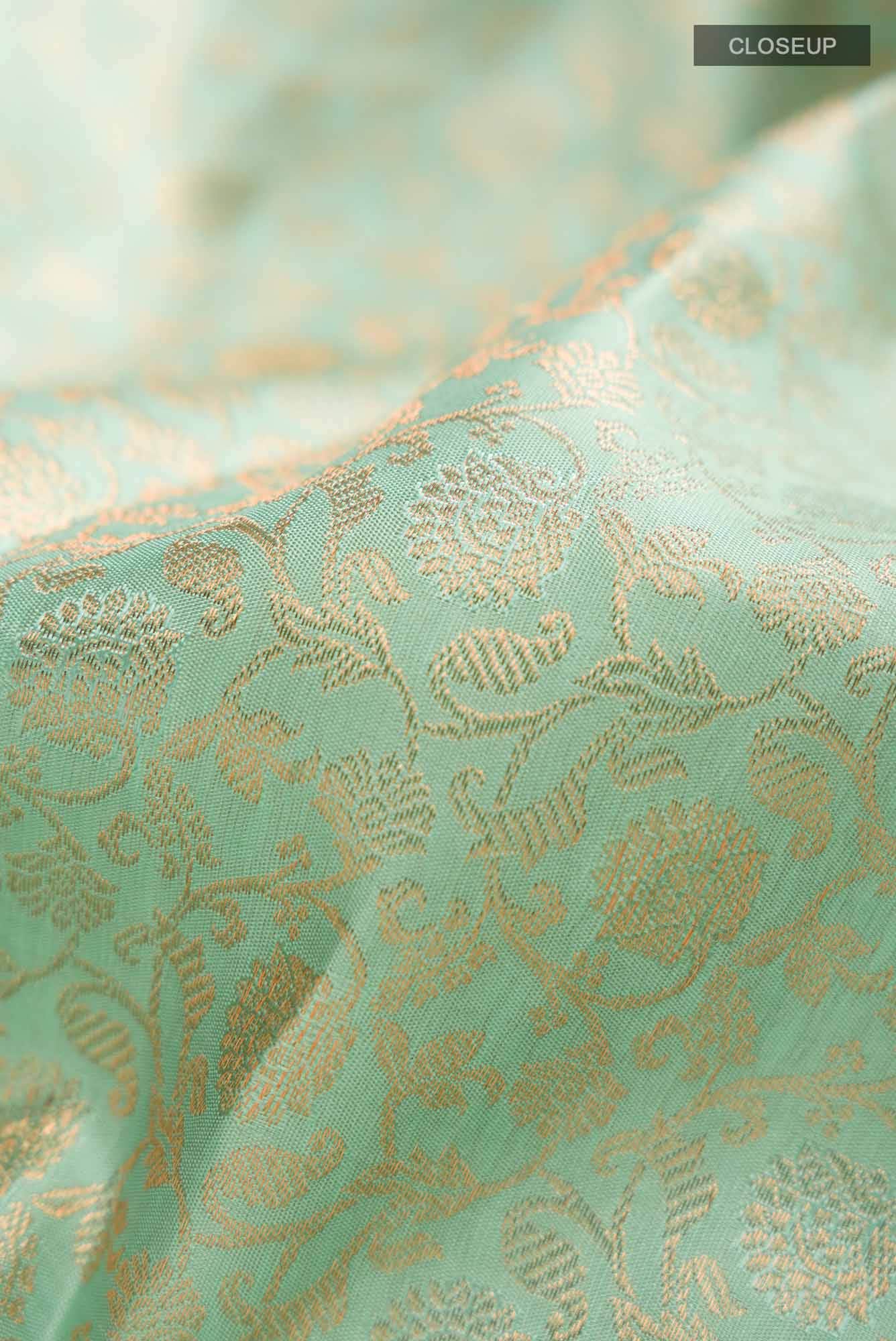Green Kanchipuram Silk Saree