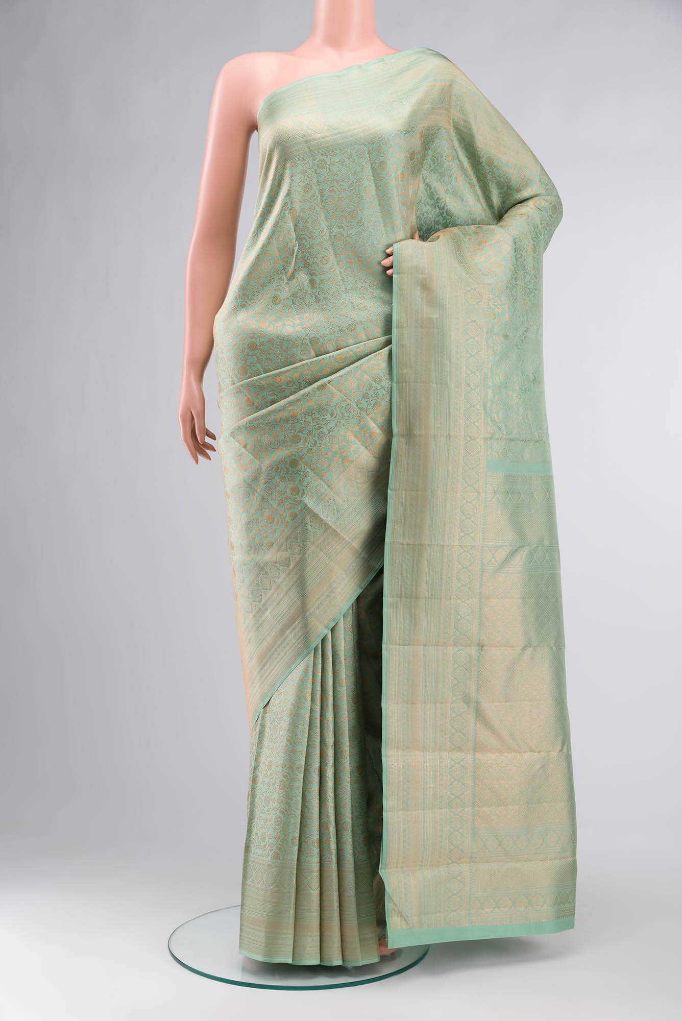 Green Kanchipuram Silk Saree