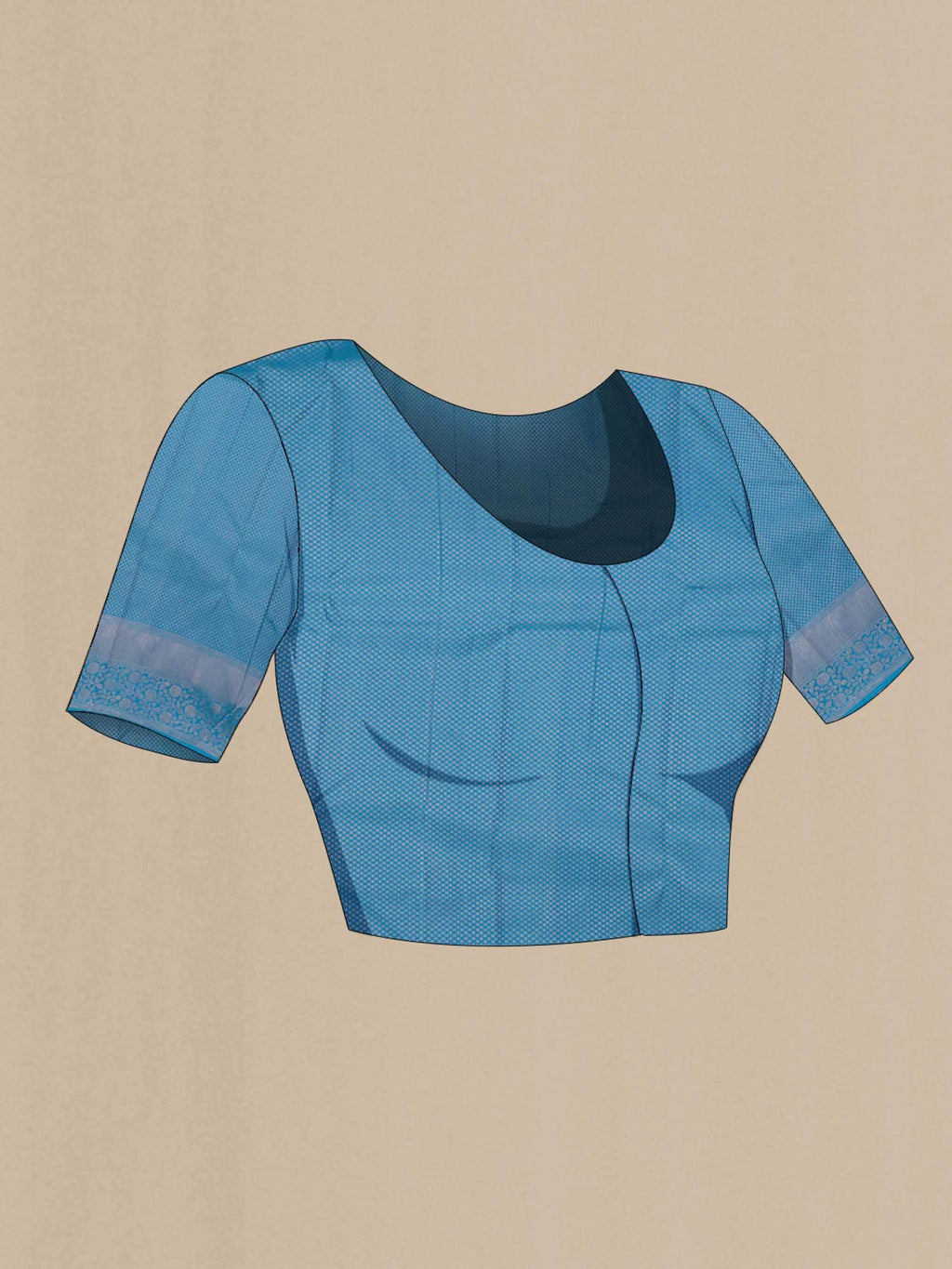 Blue Kanchipuram Silk Saree