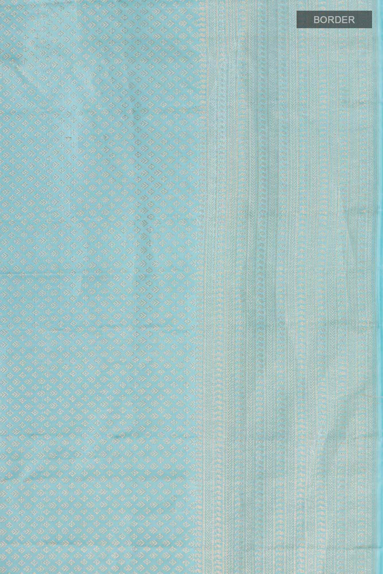 Blue Kanchipuram Silk Saree