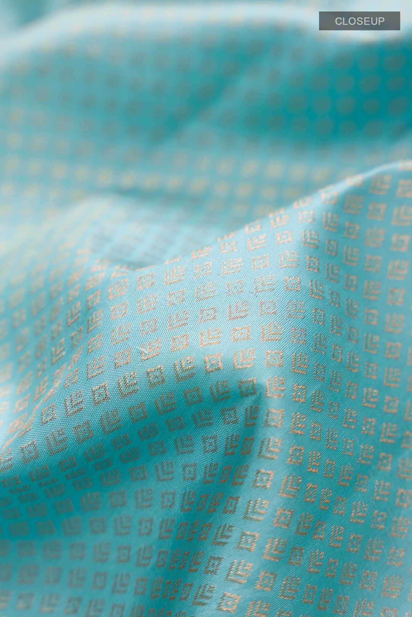 Blue Kanchipuram Silk Saree