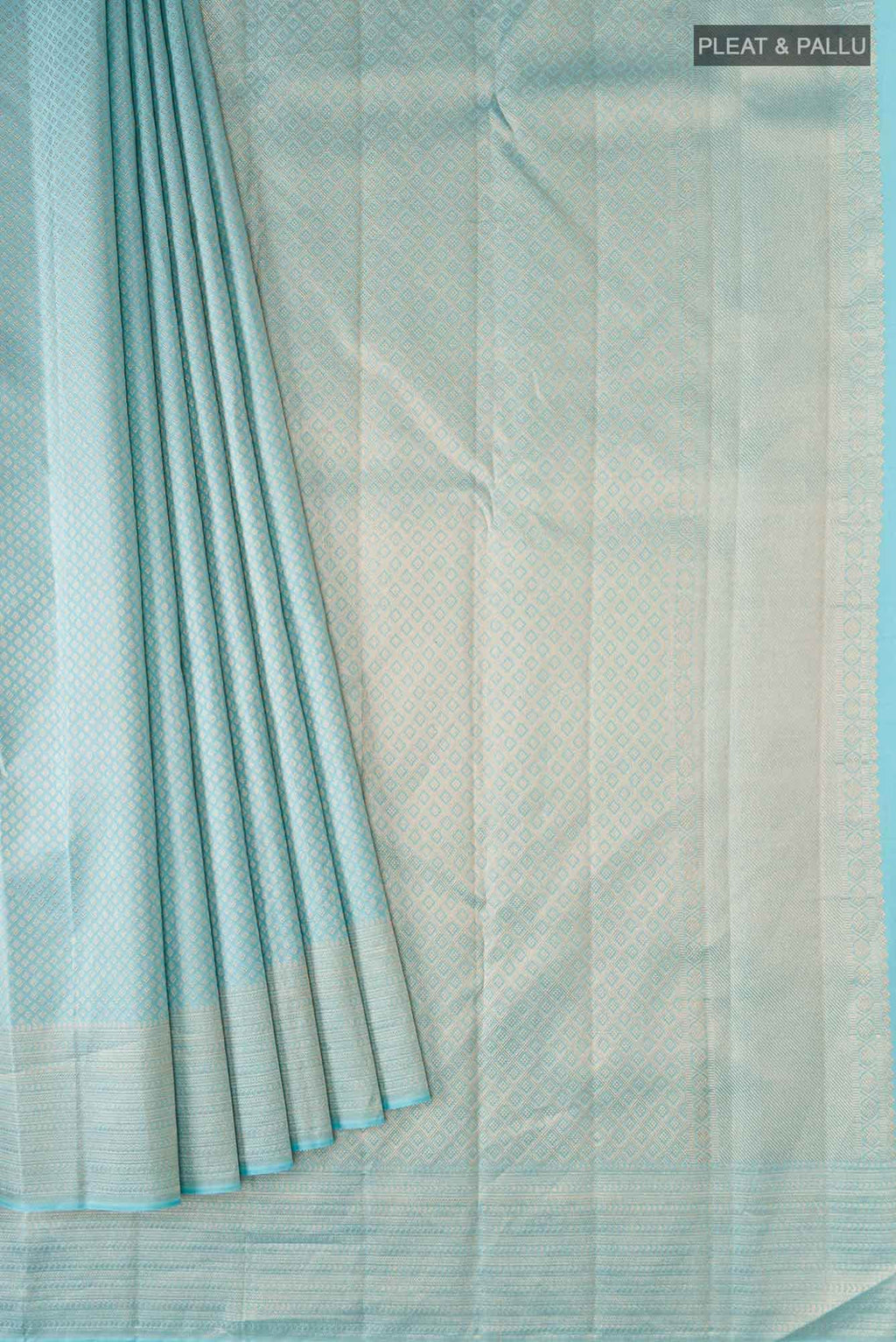 Blue Kanchipuram Silk Saree