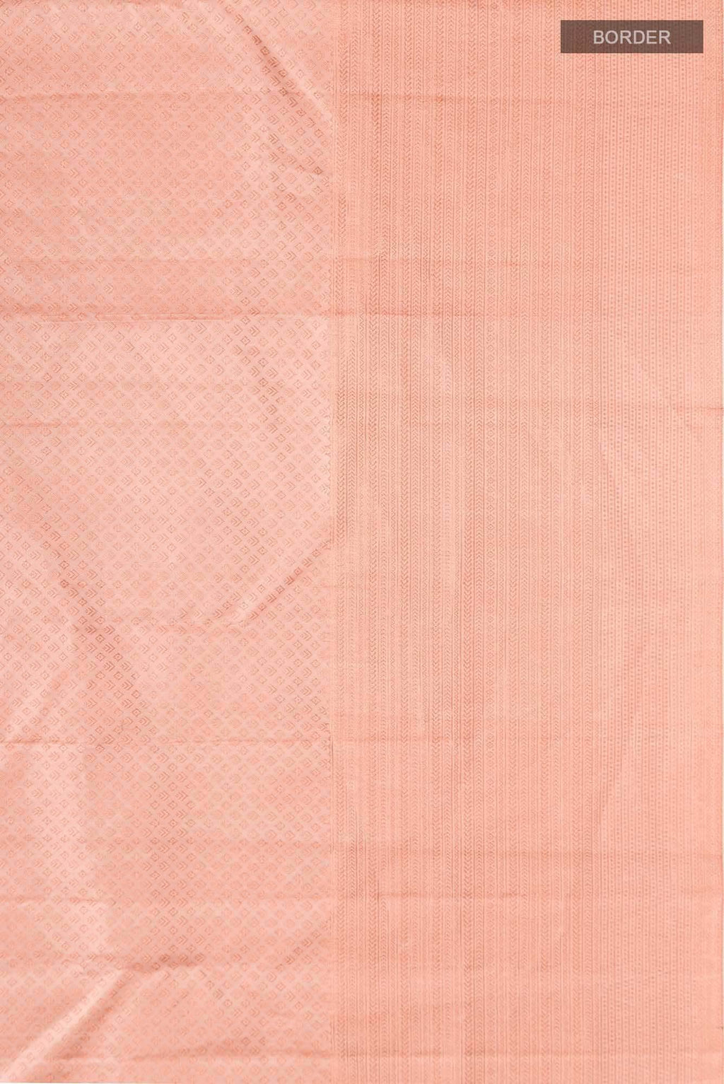 Peach Kanchipuram Silk Saree
