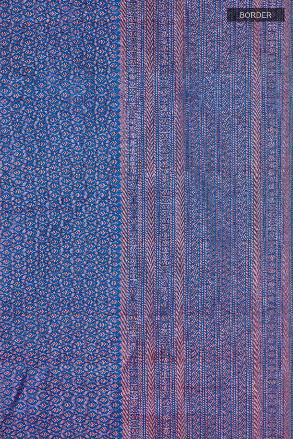 Blue Kanchipuram Silk Saree