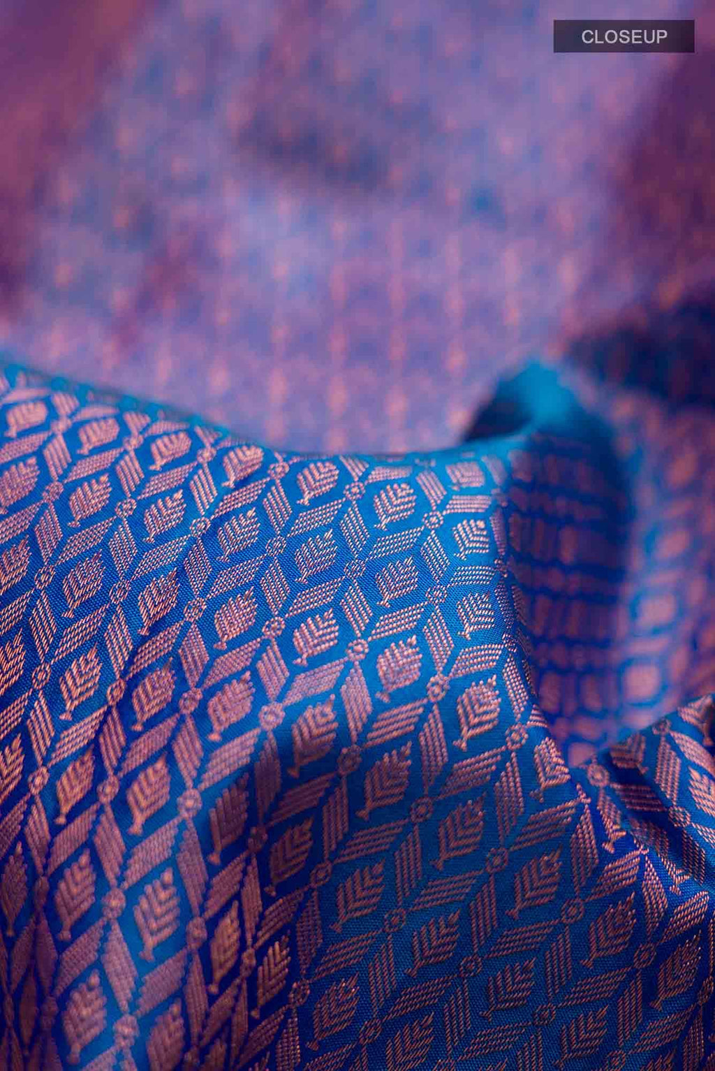 Blue Kanchipuram Silk Saree
