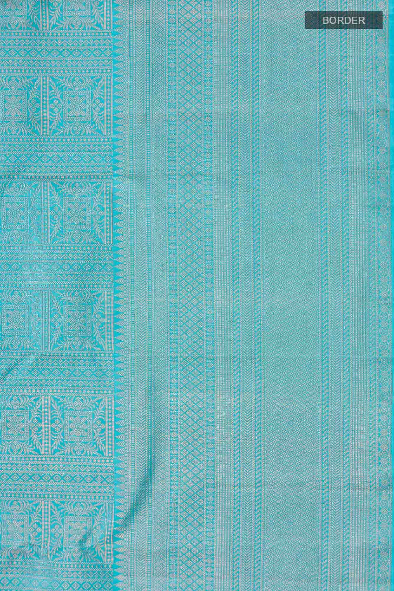 Blue Kanchipuram Silk Saree