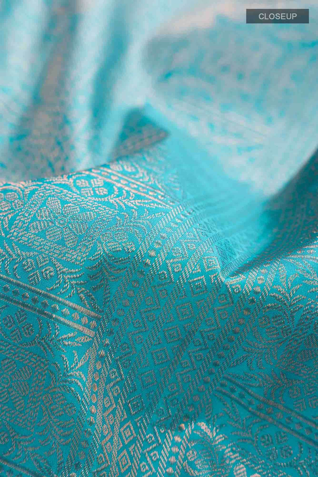 Blue Kanchipuram Silk Saree