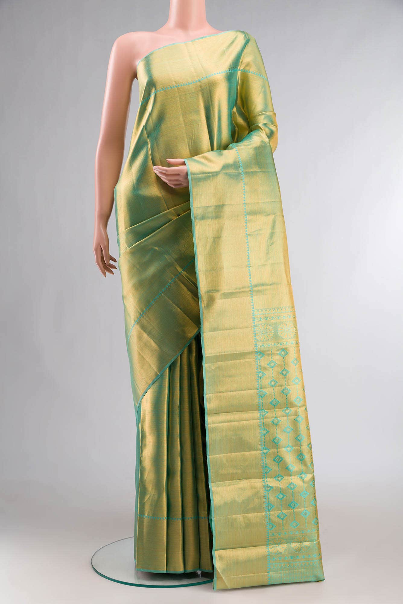 Green Kanchipuram Silk Saree