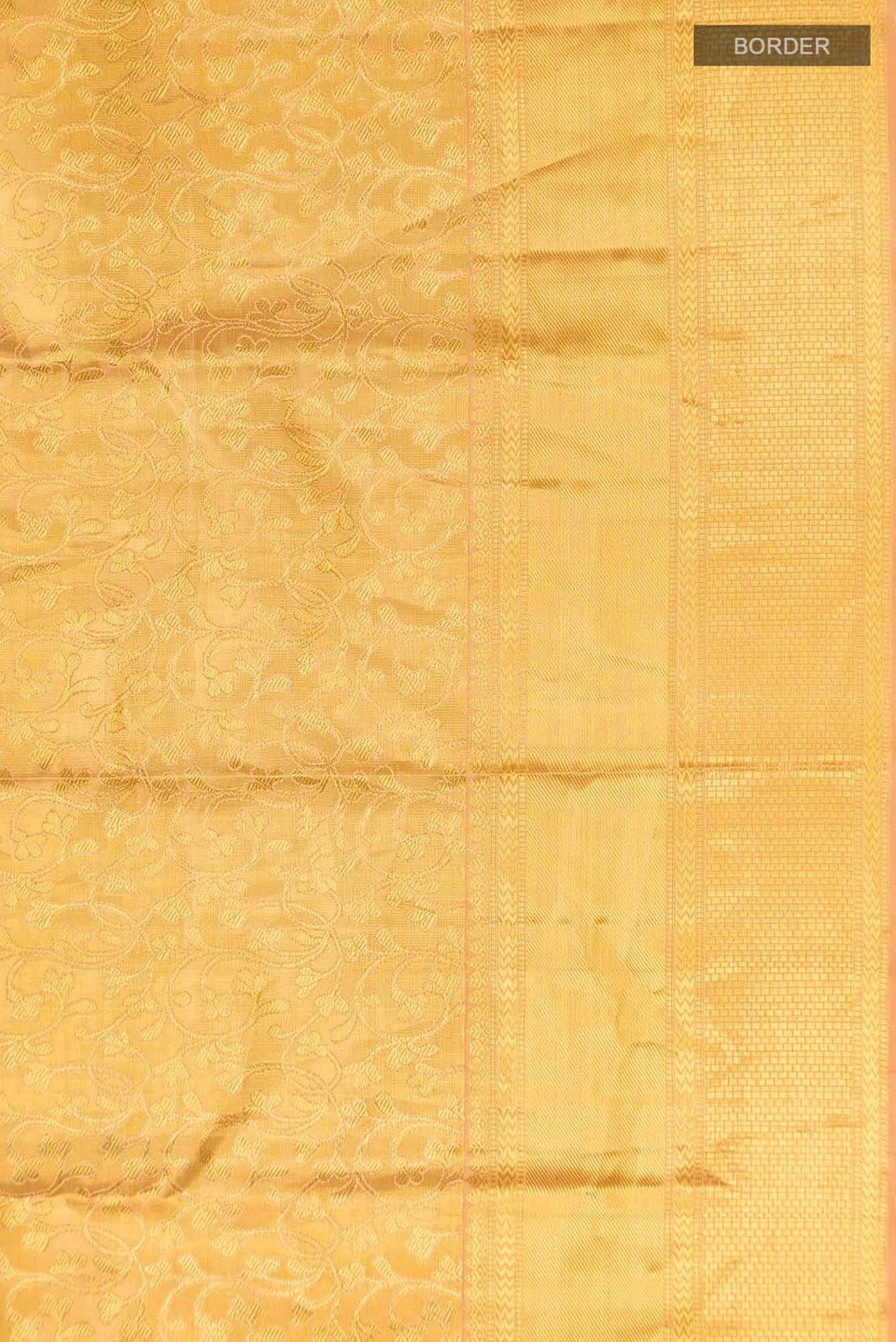Gold Kanchipuram Silk Saree