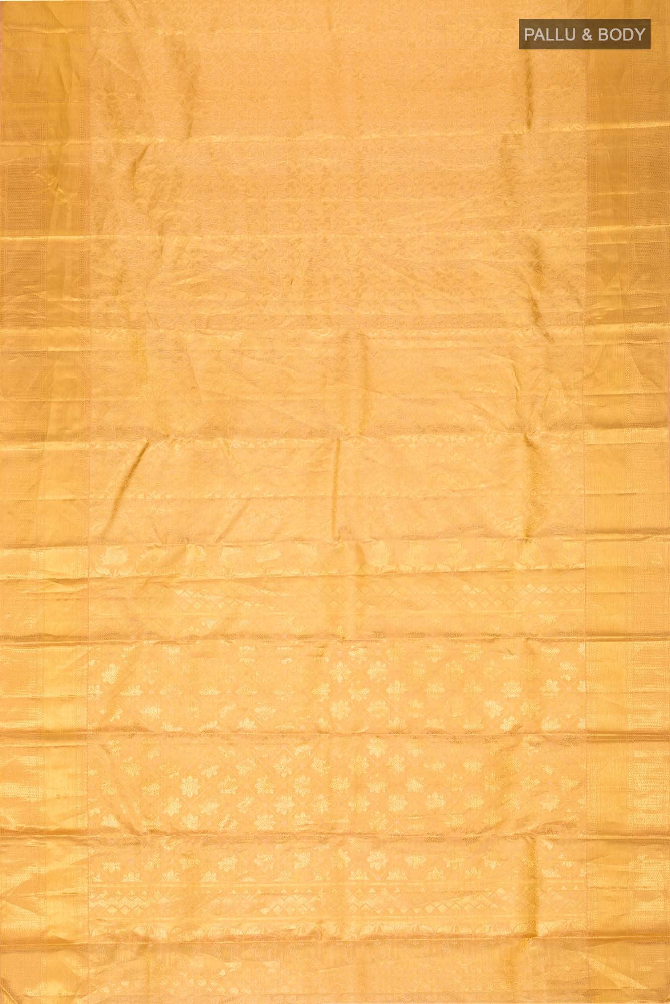 Gold Kanchipuram Silk Saree