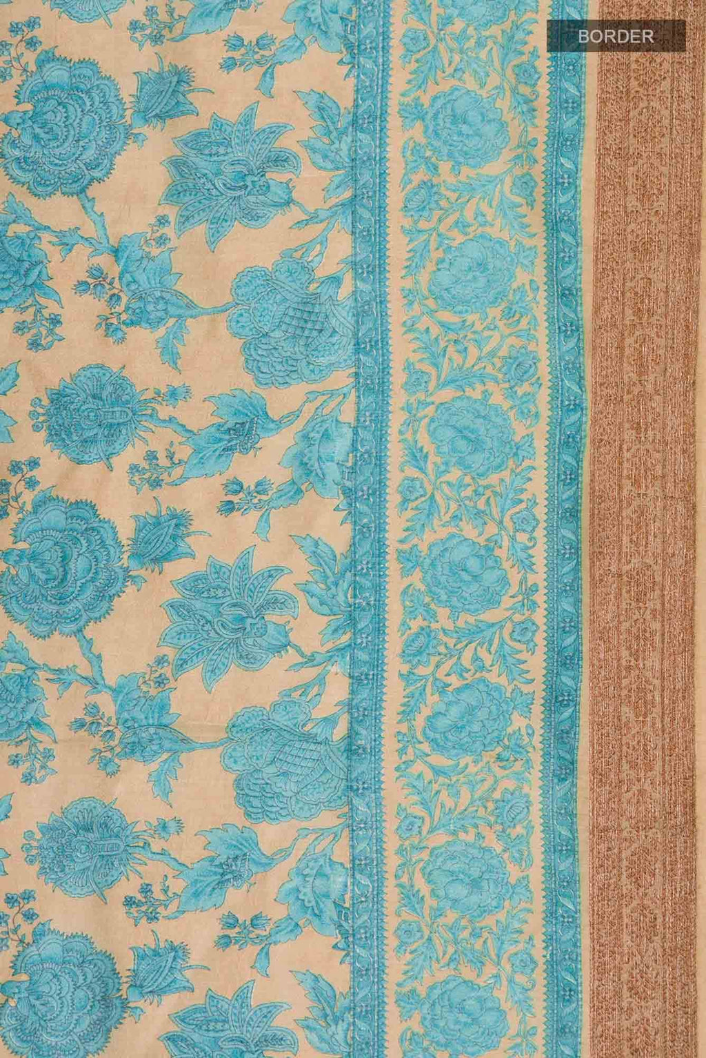 Green Bhagalpuri Tussar Silk Saree