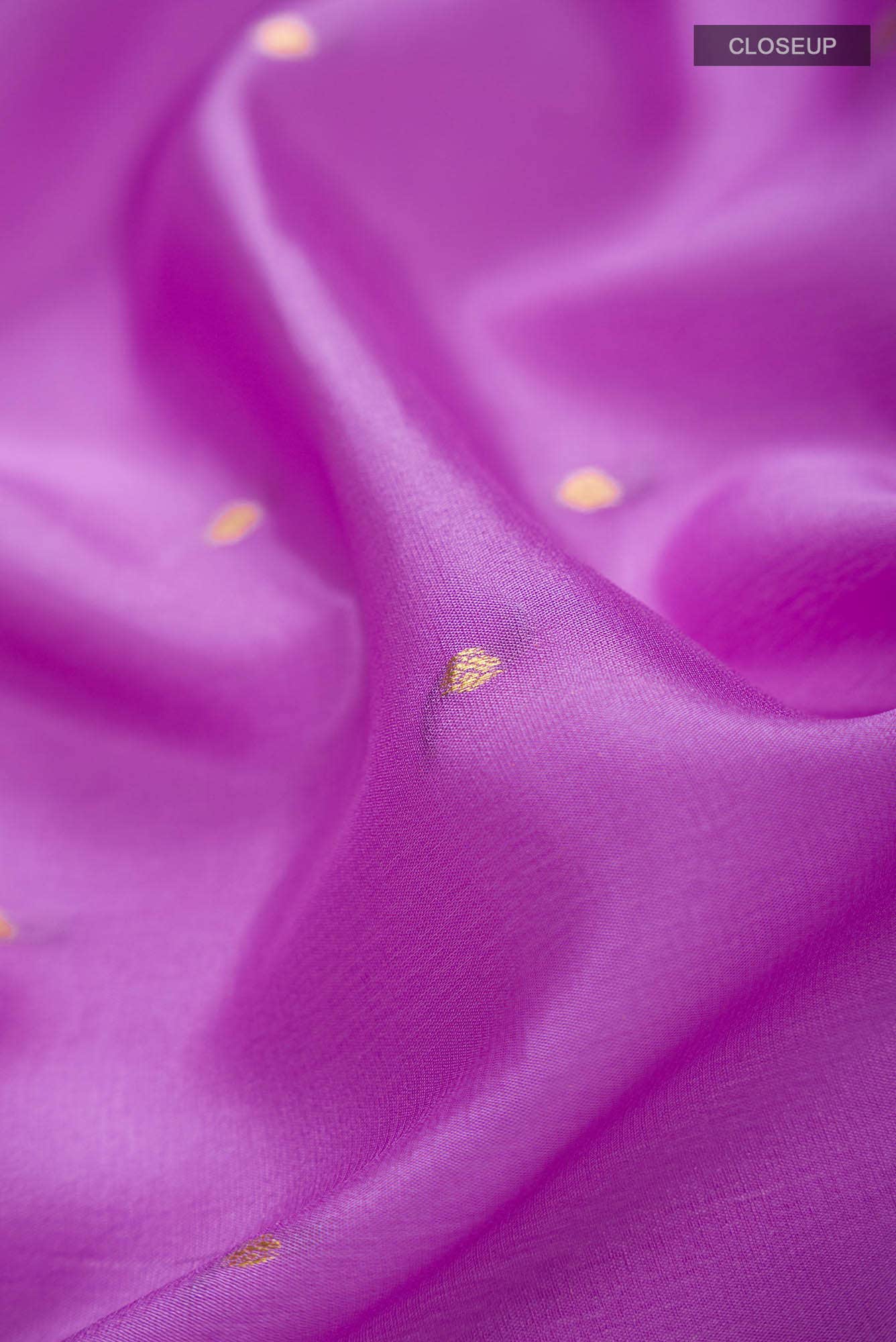 Lavender Mysore Crepe Saree