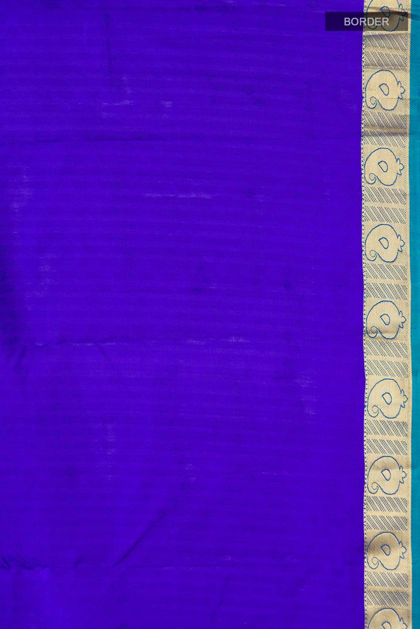 Blue Kanchipuram Silk Saree