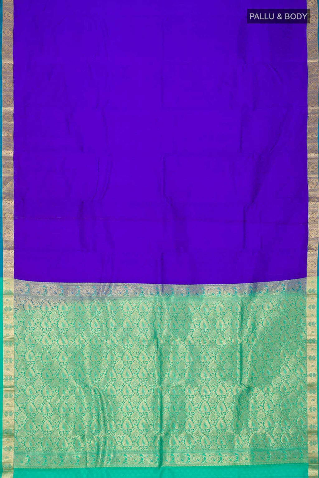 Blue Kanchipuram Silk Saree