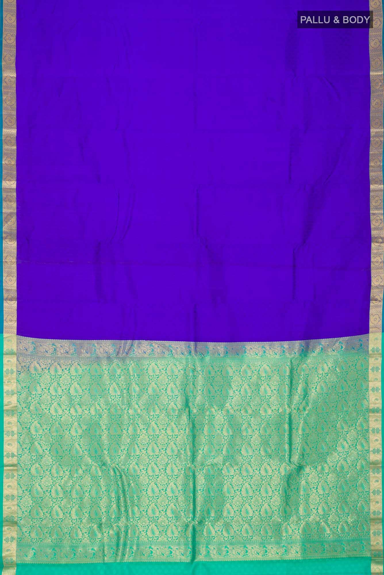 Blue Kanchipuram Silk Saree