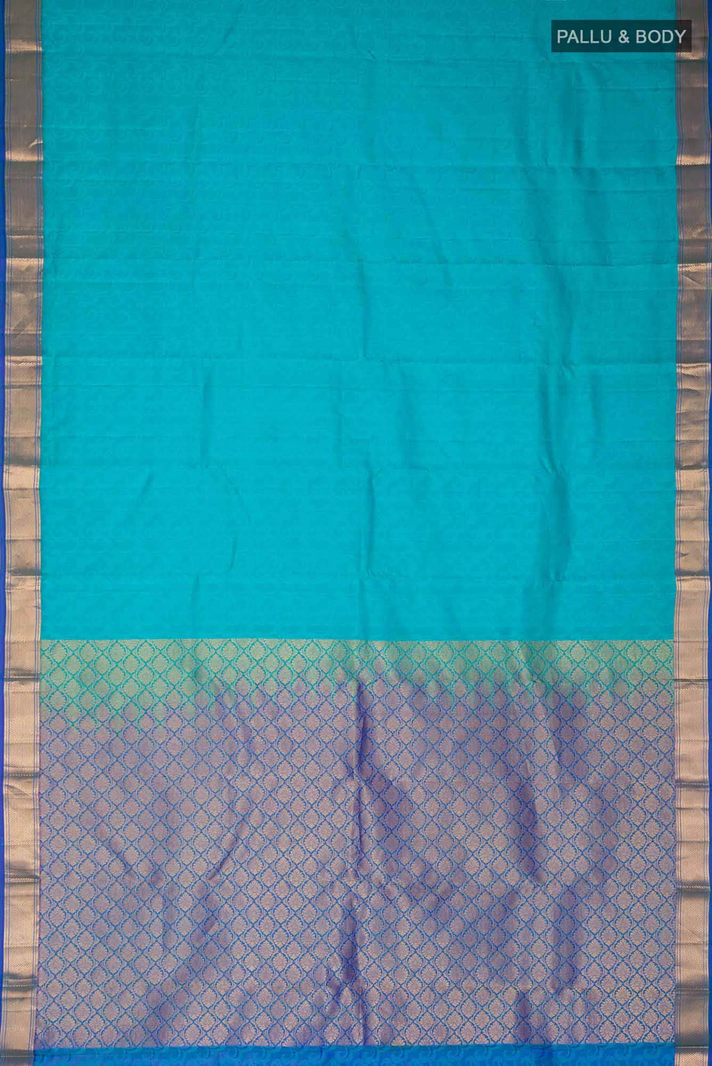 Blue Kanchipuram Silk Saree