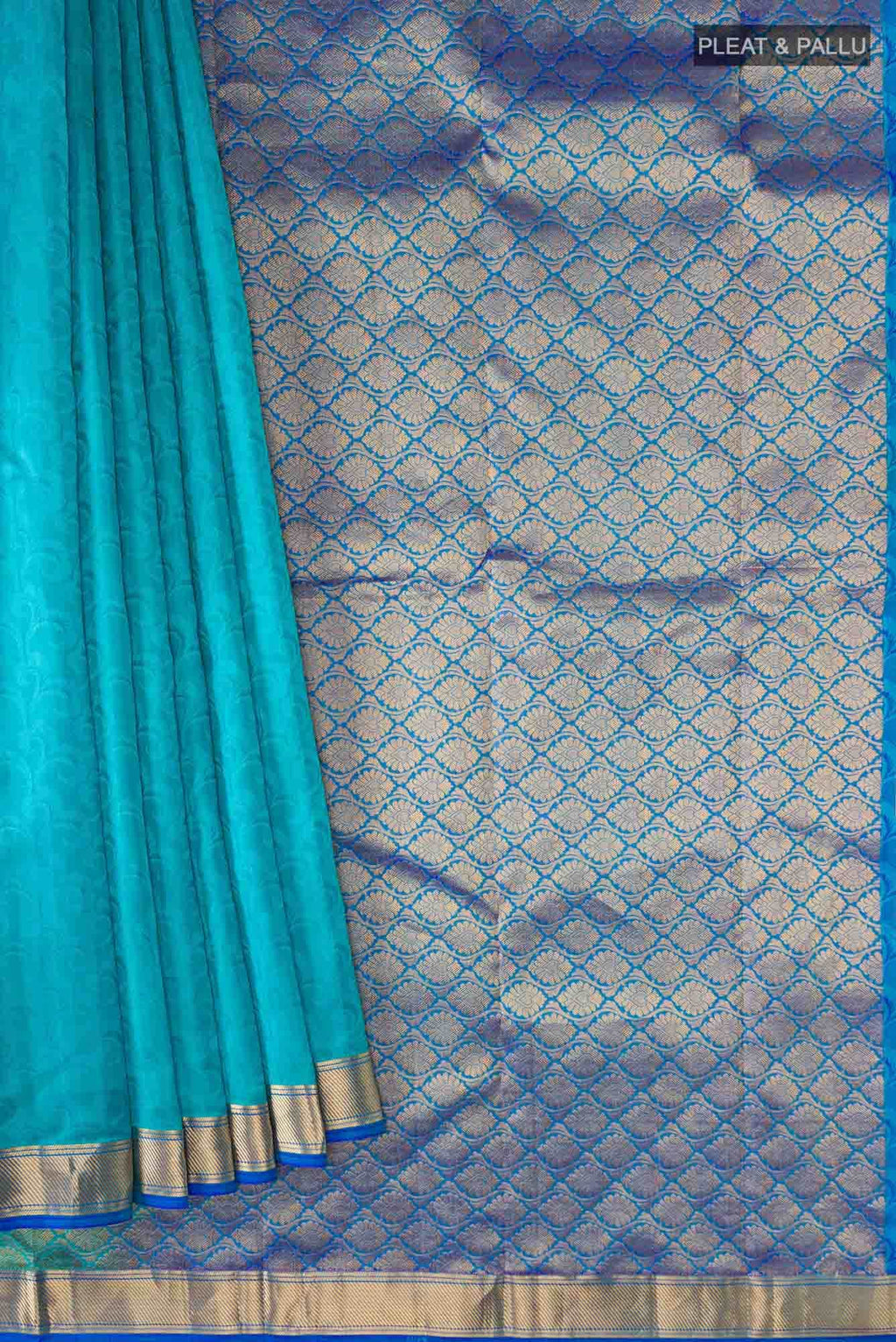 Blue Kanchipuram Silk Saree