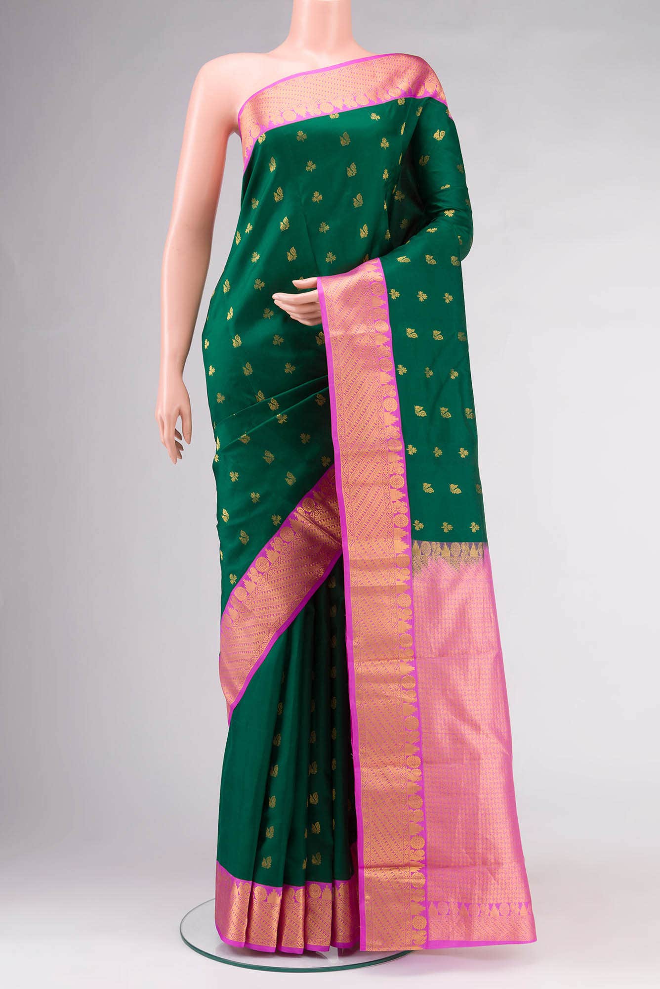Green Kanchipuram Silk Saree