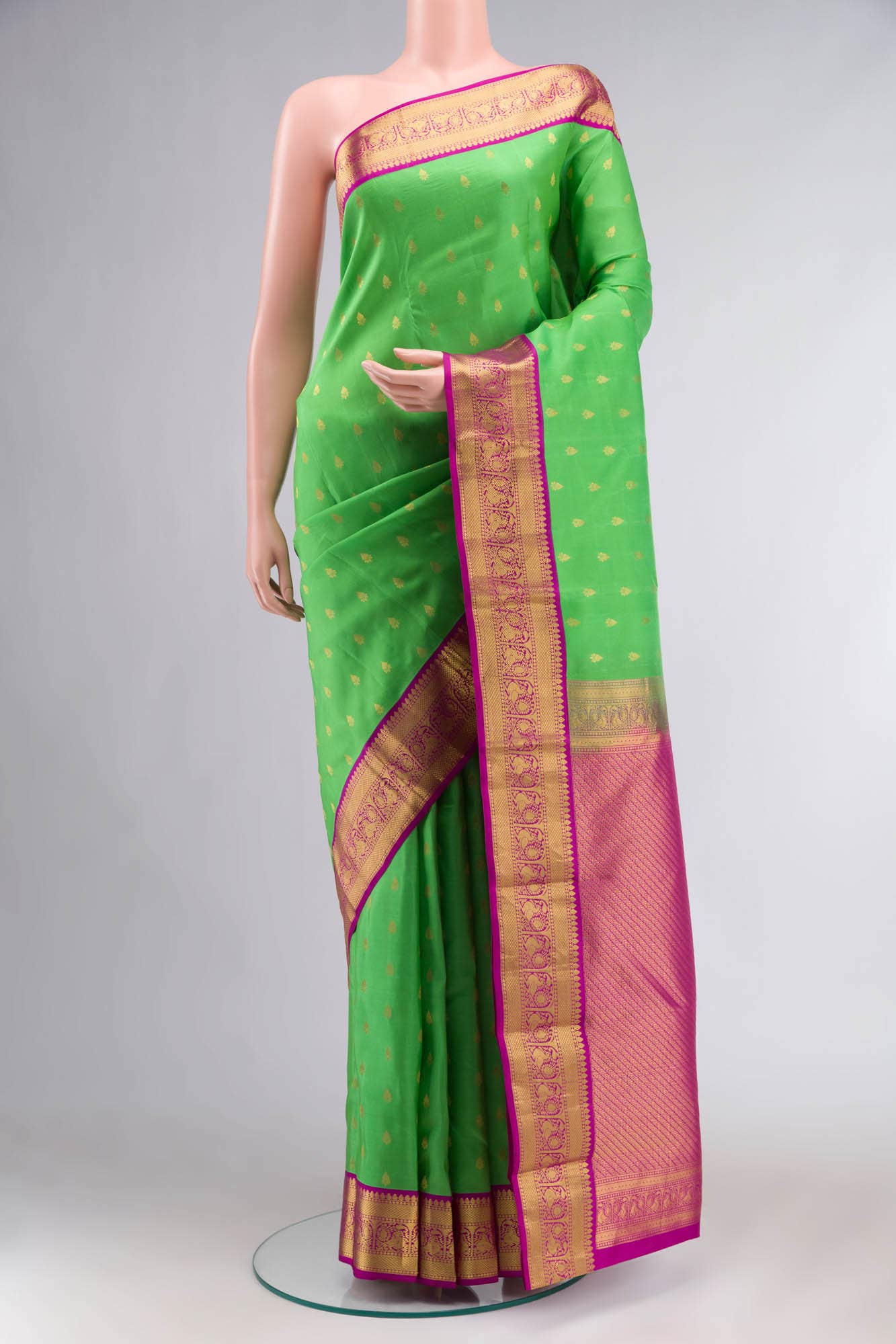 Green Kanchipuram Silk Saree