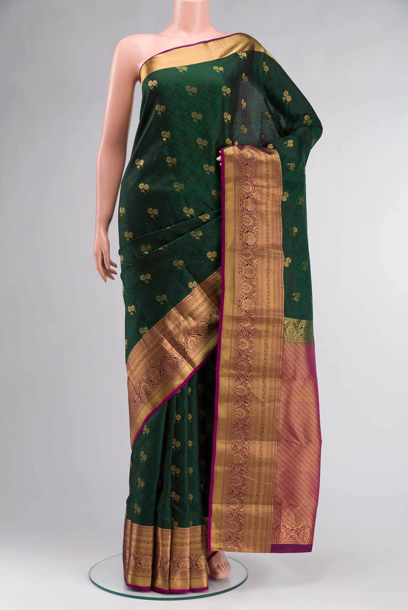 Green Kanchipuram Silk Saree