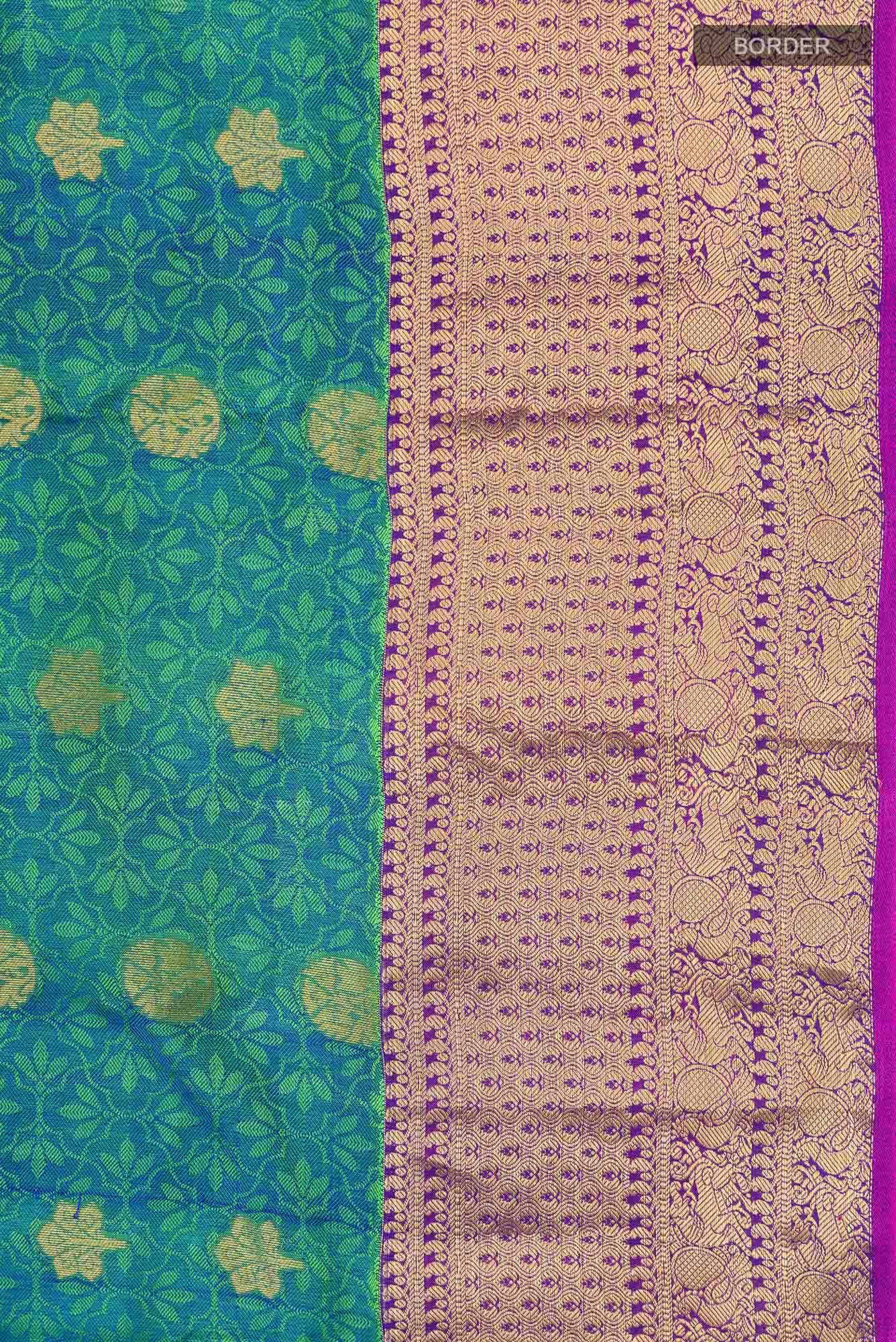 Green Kanchipuram Silk Saree