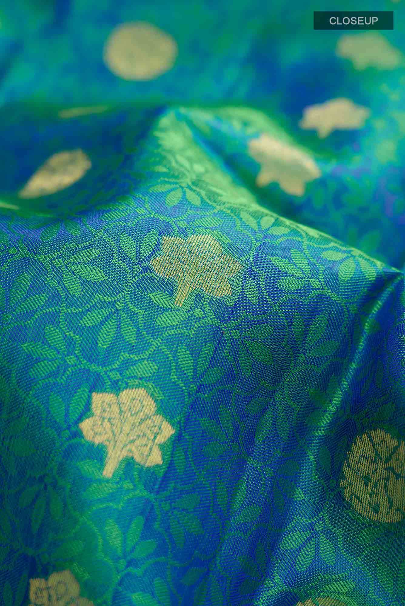 Green Kanchipuram Silk Saree
